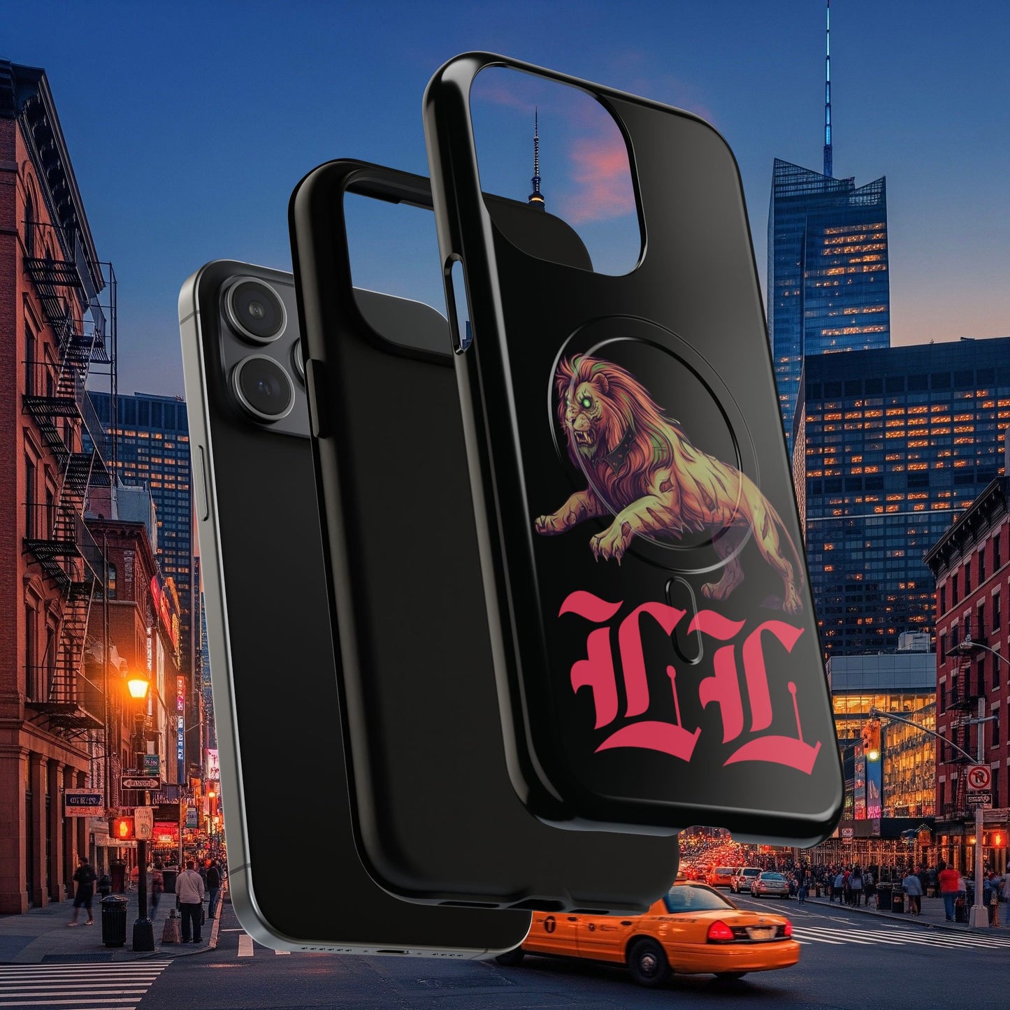 Tough Magnetic Phone Case, Undead Legio Leo Protector Case, A DZ Royal Design Case, Sleek Magnetic Shell