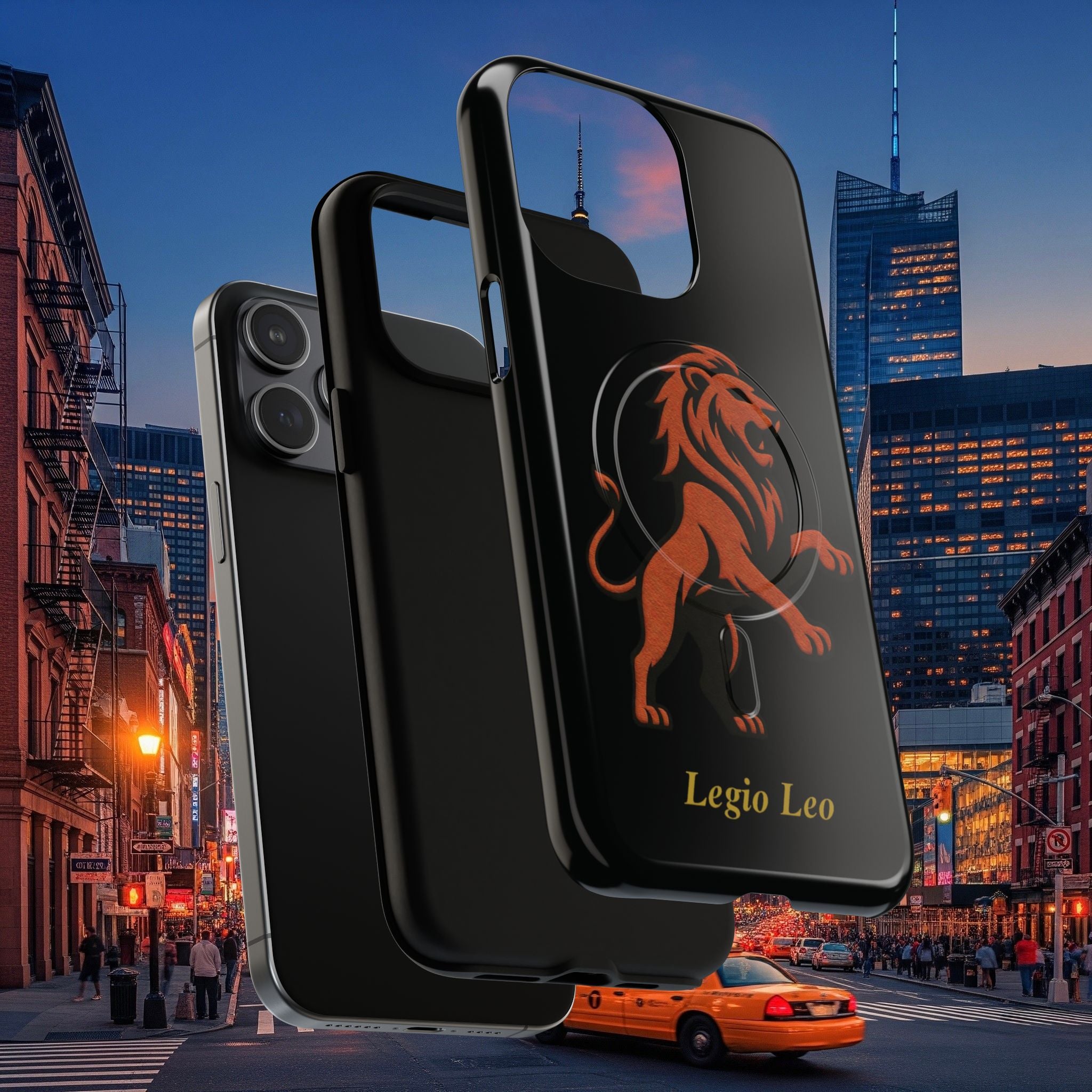 Tough Magnetic Phone Cases - Embrace Strength and Style, Legio Leo by DZ Royal Design, Durable Protection