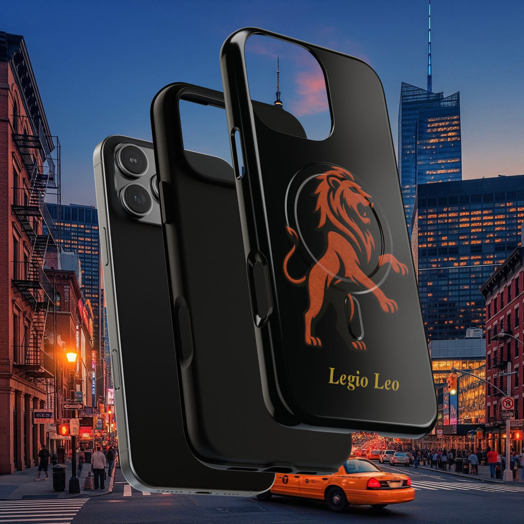 Tough Magnetic Phone Cases - Embrace Strength and Style, Legio Leo by DZ Royal Design, Durable Protection