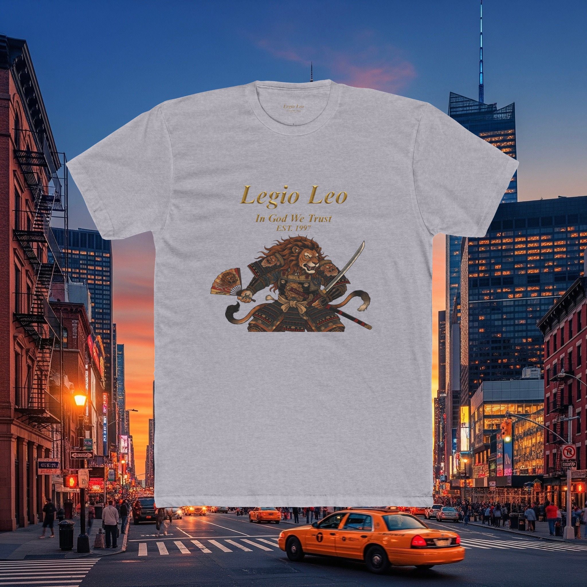 Legio Leo Samurai Warrior Cotton Crew Tee