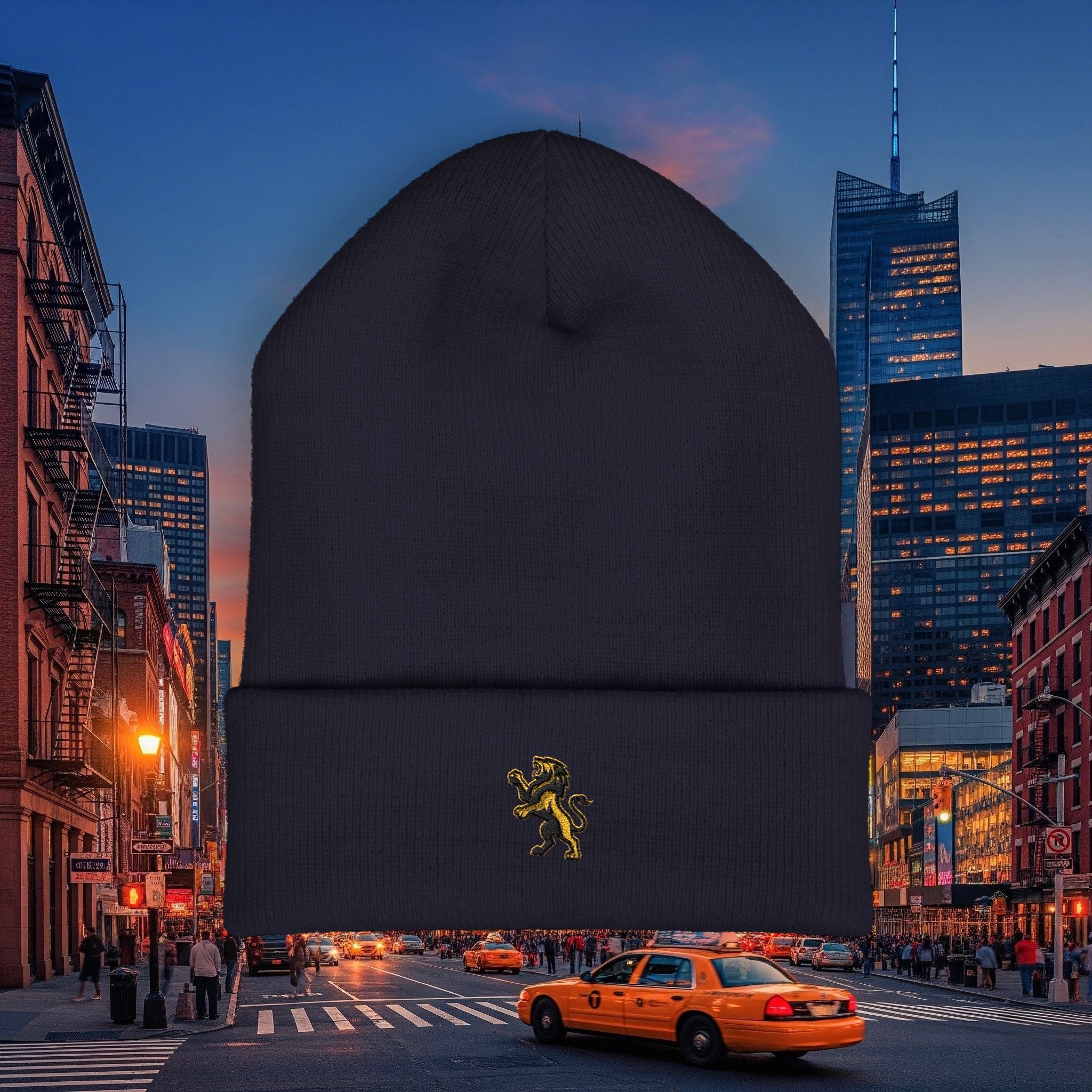 Legio Leo by DZ Royal Cuffed Beanie | Mighty Lion Basic Design