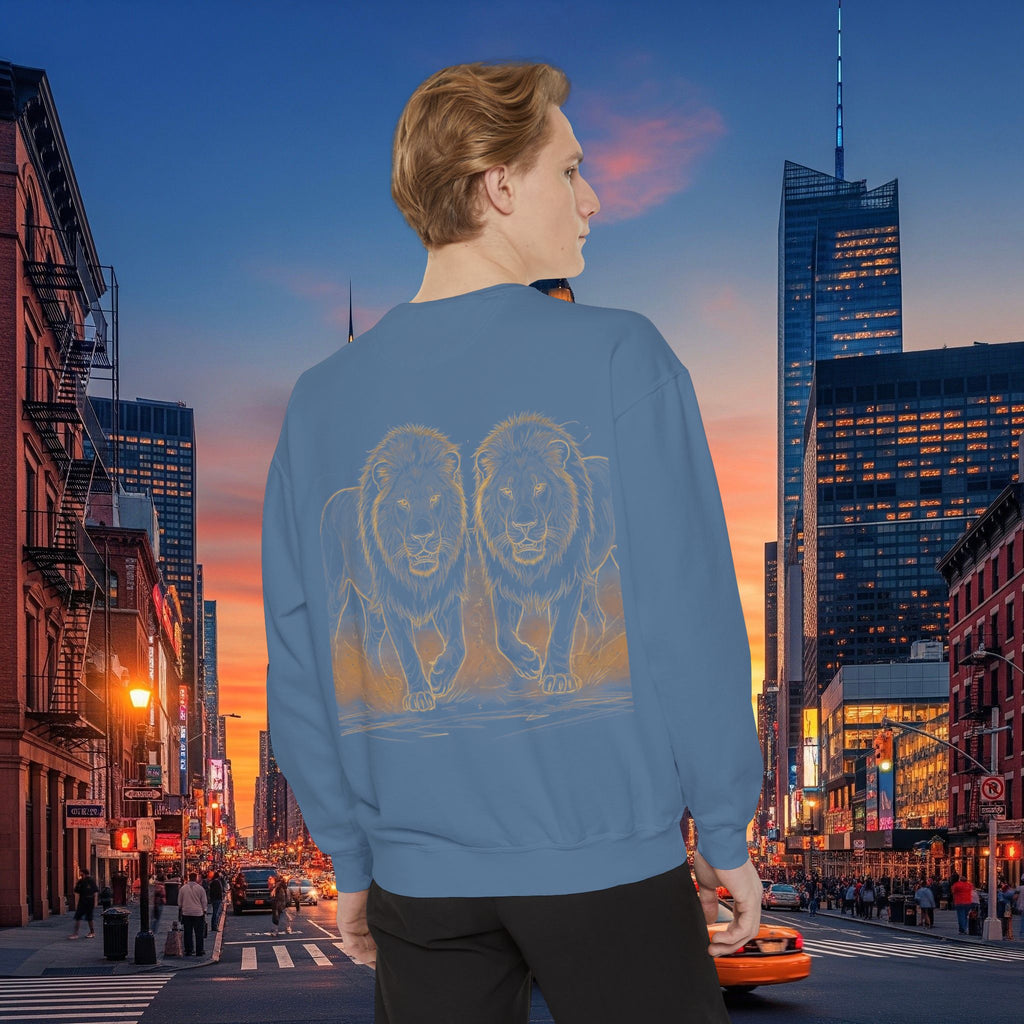 Legio Leo Sweatshirt – Minimal Gold Script Brothers 4 Life  Crewneck