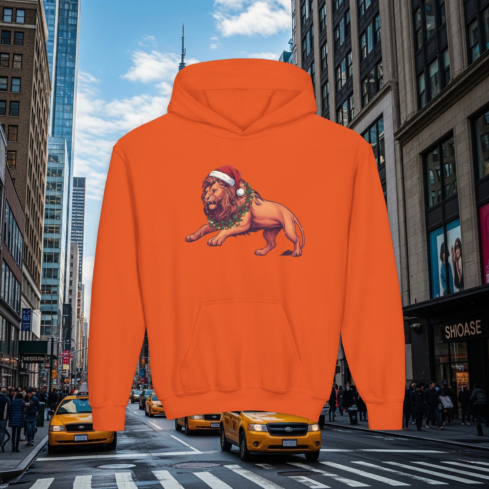 Christmas Legio Leo’s Youth Hoodie (Grown Lion)
