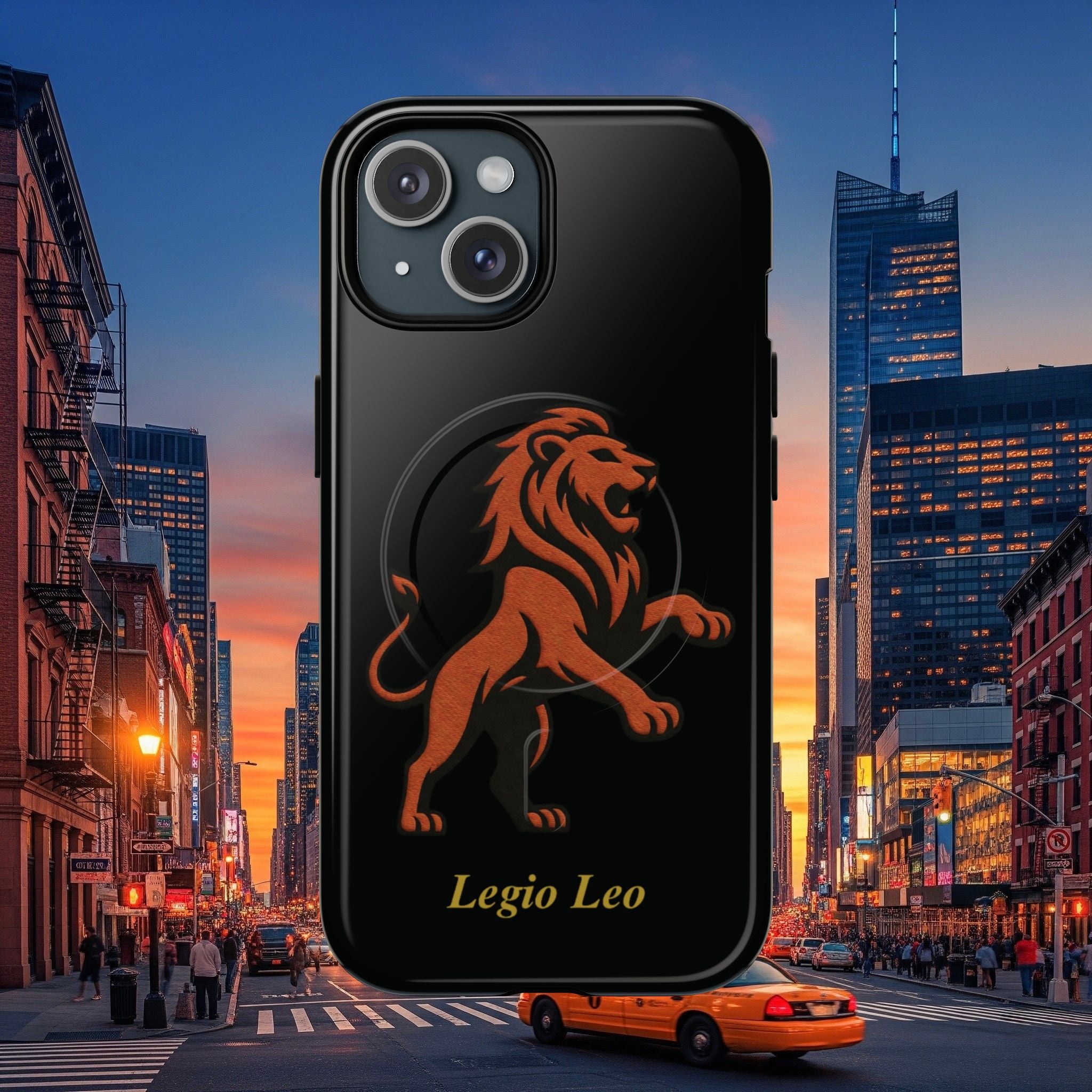 Tough Magnetic Phone Cases - Embrace Strength and Style, Legio Leo by DZ Royal Design, Durable Protection
