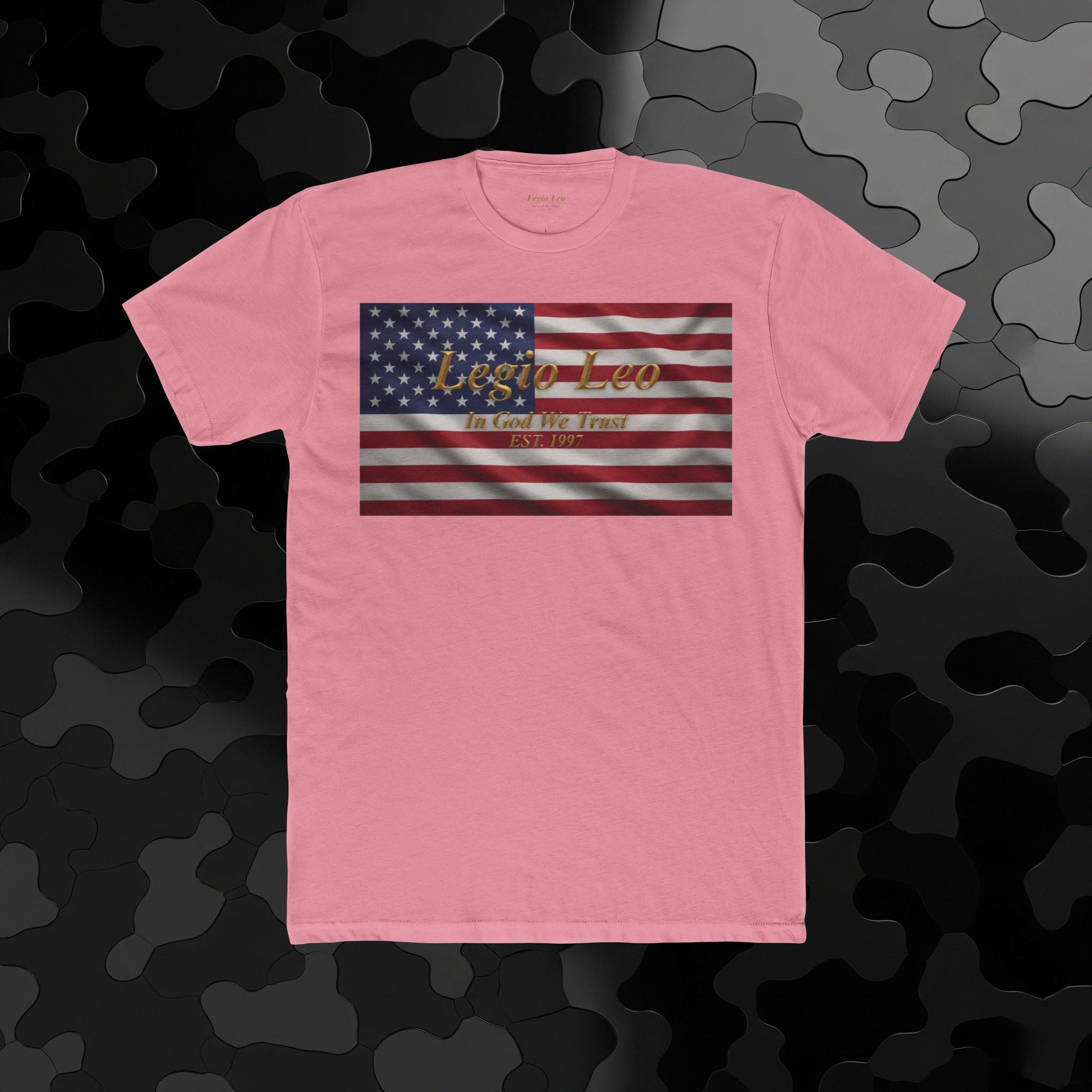 American Flag "Liberty" Tee — Vintage Patriotic Cotton T-Shirt