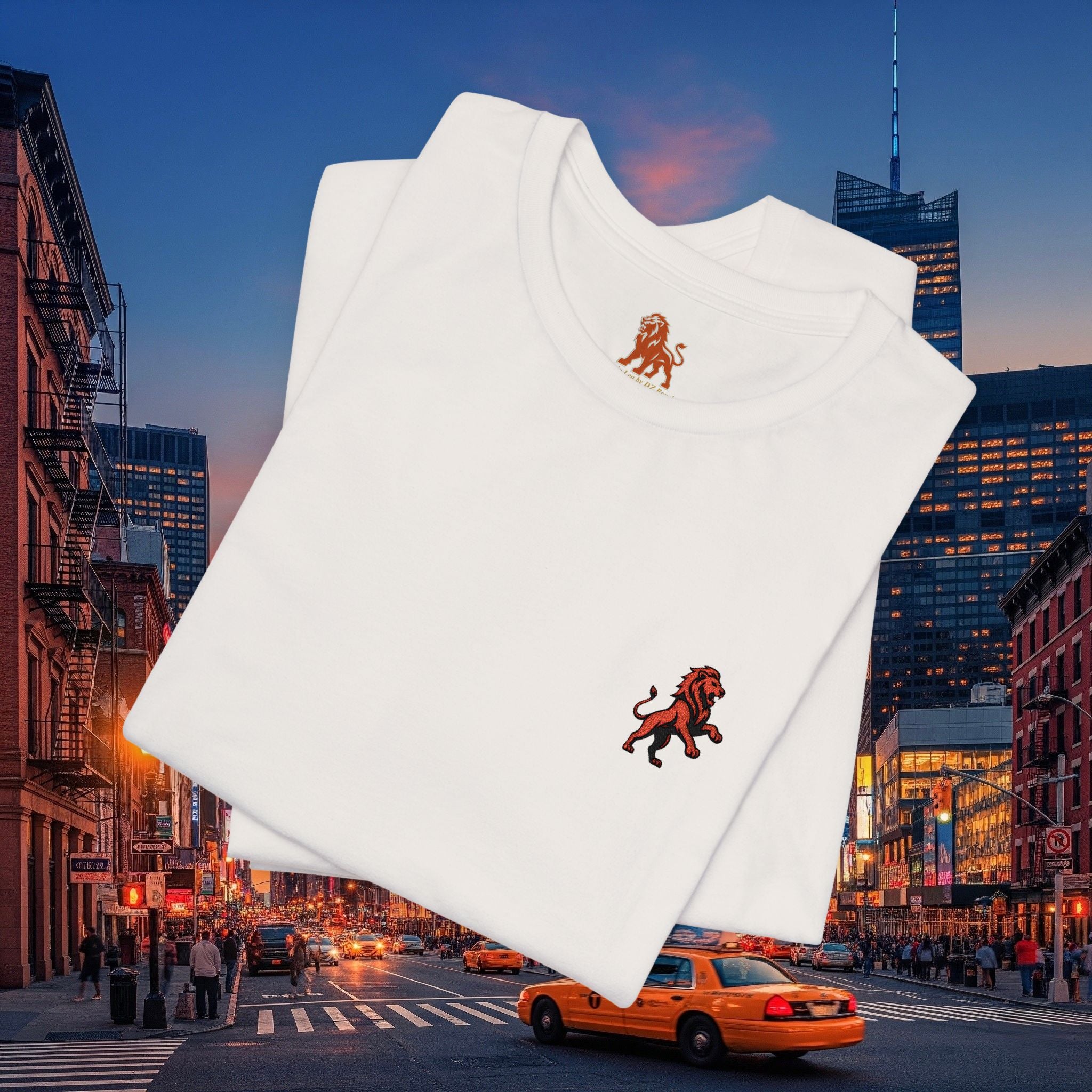 Classic Legio Leo by DZ Royal Tee — Legio Leo Embroidered Short Sleeve T-Shirt