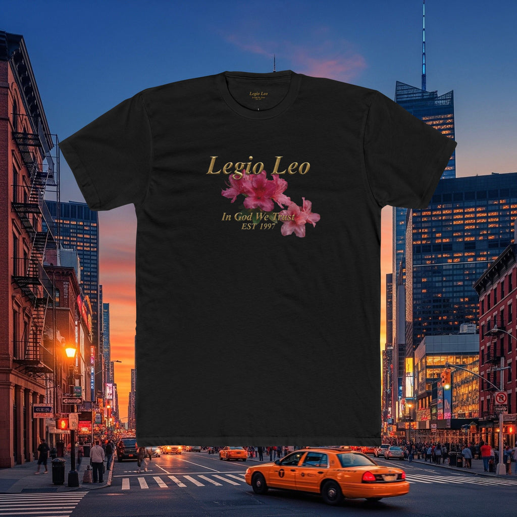Floral Tee — "Legia Leo Azalea Flowers" Astrology Shirt