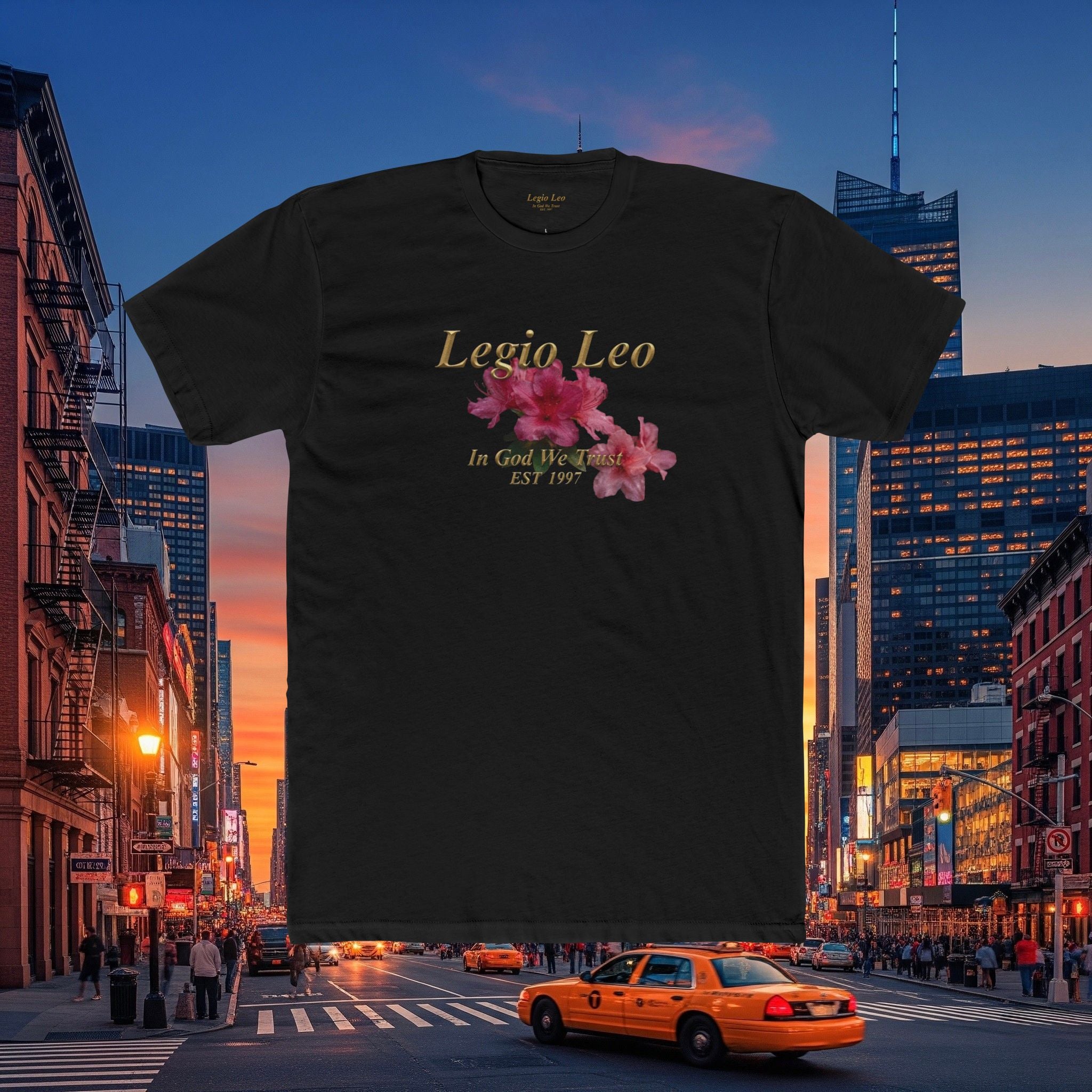 Floral Tee — "Legia Leo Azalea Flowers" Astrology Shirt