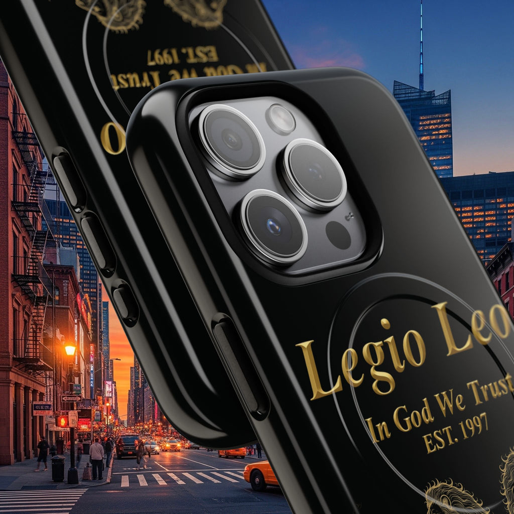 Tough Magnetic Phone Cases - Embrace Strength and Style, Legio Leo Design, Durable Protection
