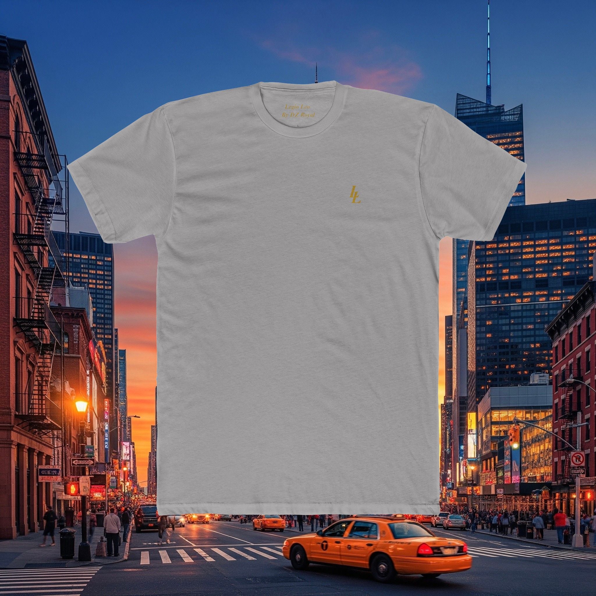 Legio Leo by DZ Royal Cotton Crew Tee | Overlapping L’s