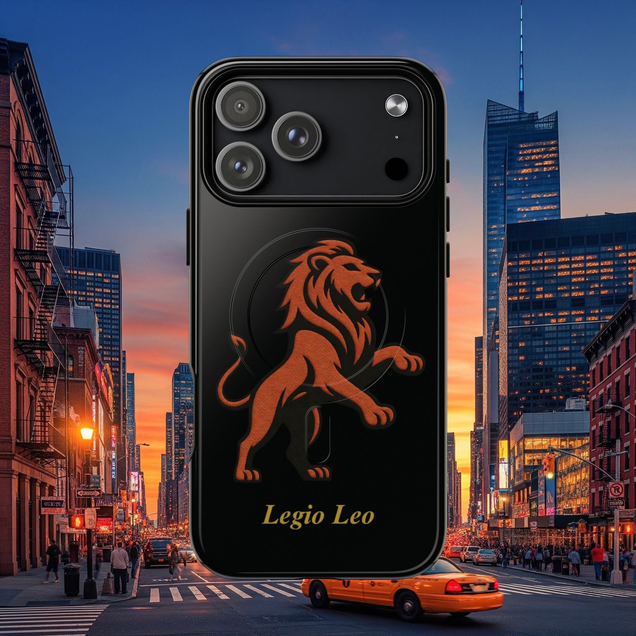 Tough Magnetic Phone Cases - Embrace Strength and Style, Legio Leo by DZ Royal Design, Durable Protection