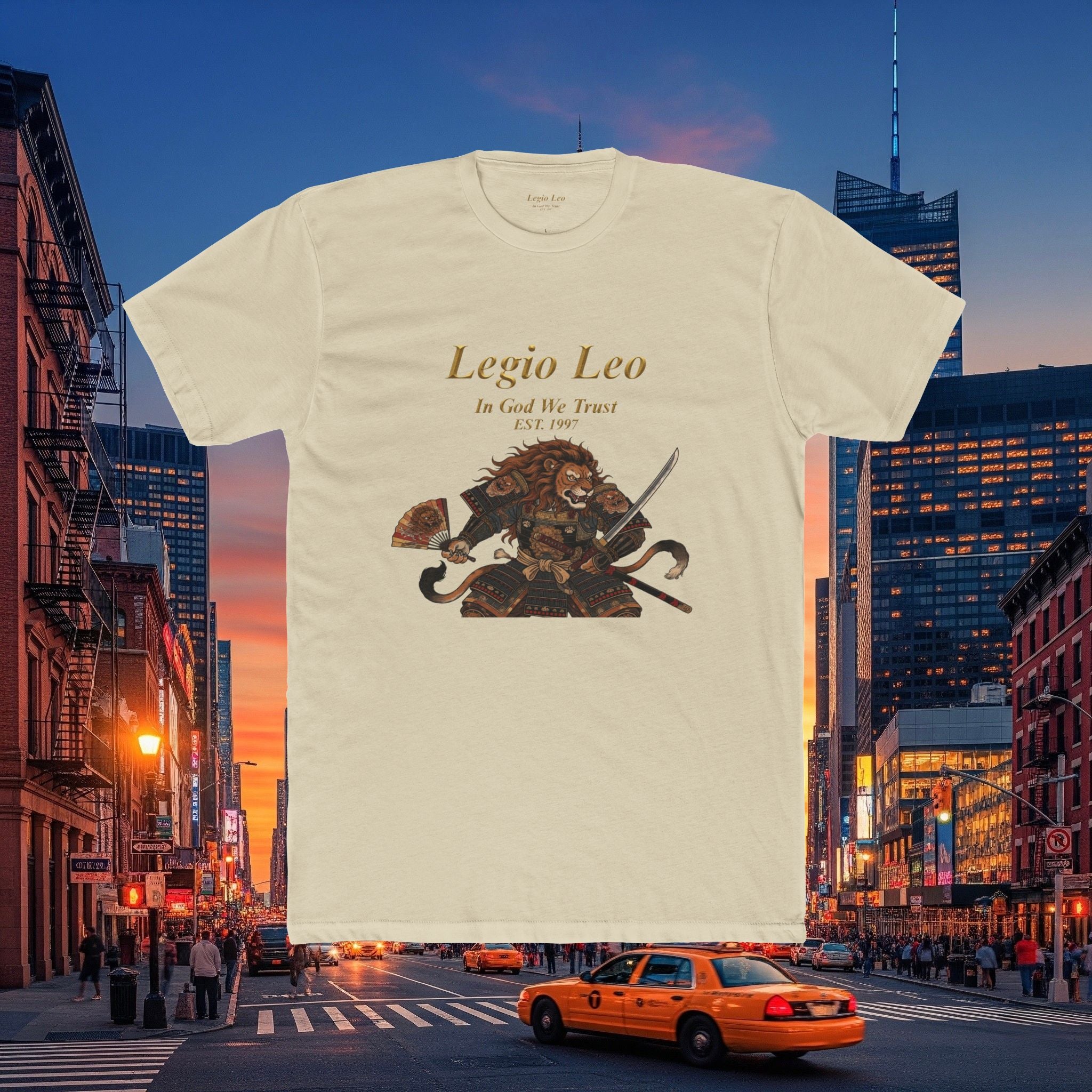 Legio Leo Samurai Warrior Cotton Crew Tee