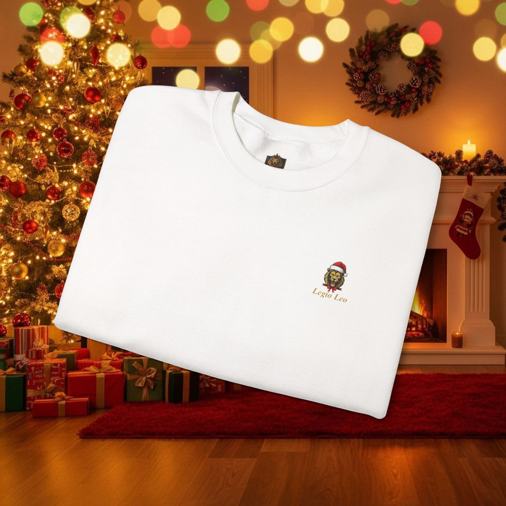 Christmas Holiday Legio Leo by DZ Royal Cozy Unisex Crewneck Sweatshirt for