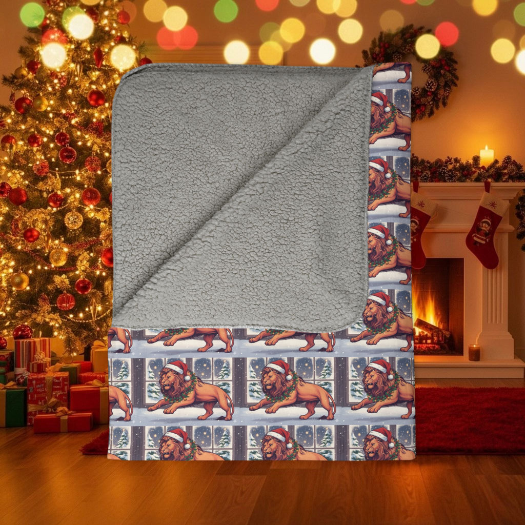 Legio Leo by DZ Royal Cozy Fleece Sherpa Blanket