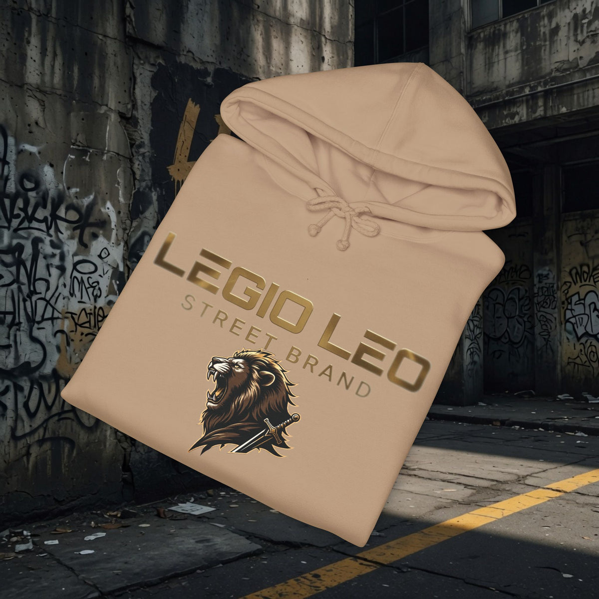 Legio Leo | Urban Street Wear | Unisex Heavyweight Hooded Sweatshirt