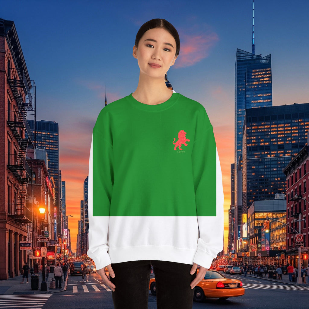 Legio Leo by DZ Royal Crewneck Sweatshirt | Mighty Lion Embroidered