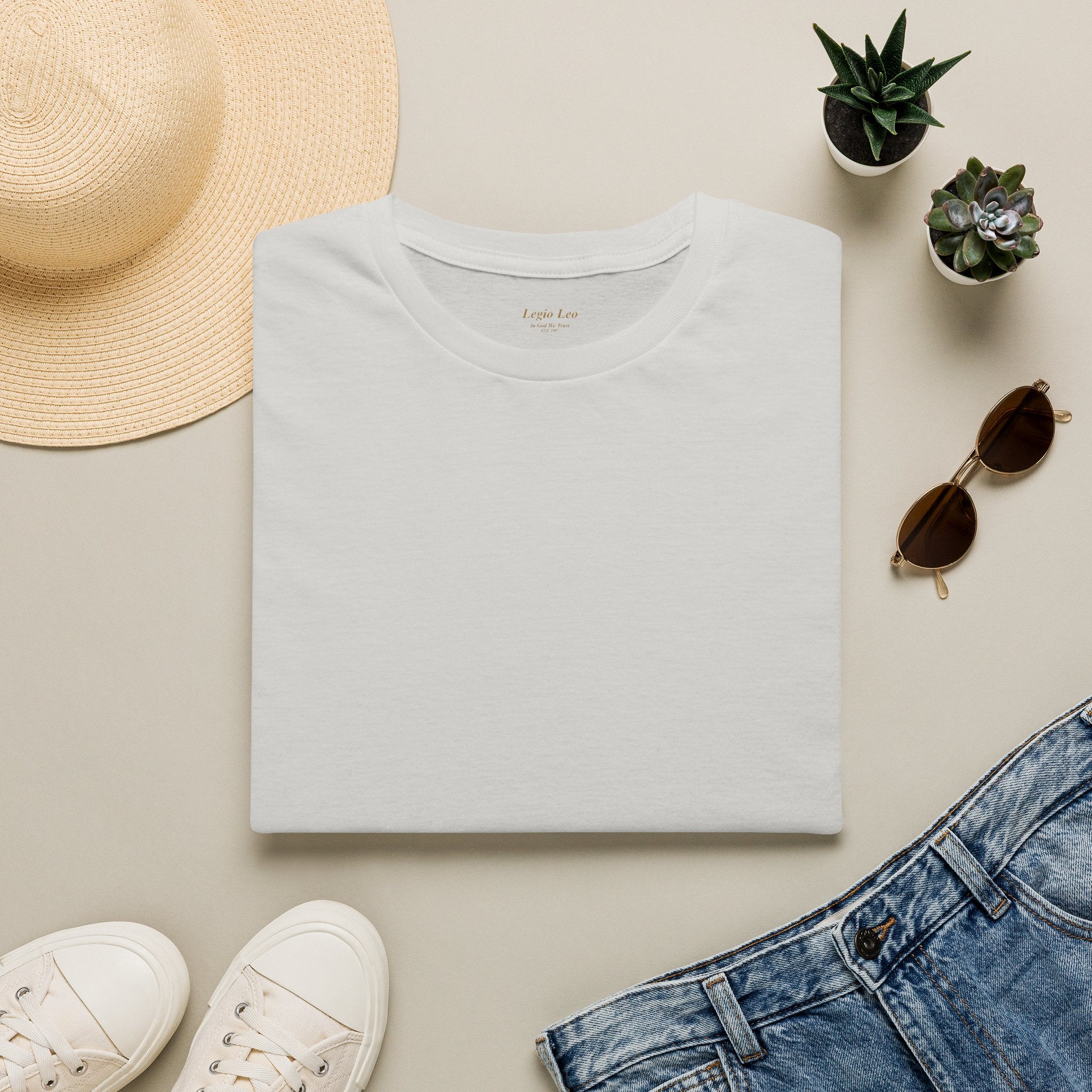 Plain T‑Shirt — Classic Basic Crewneck Tee
