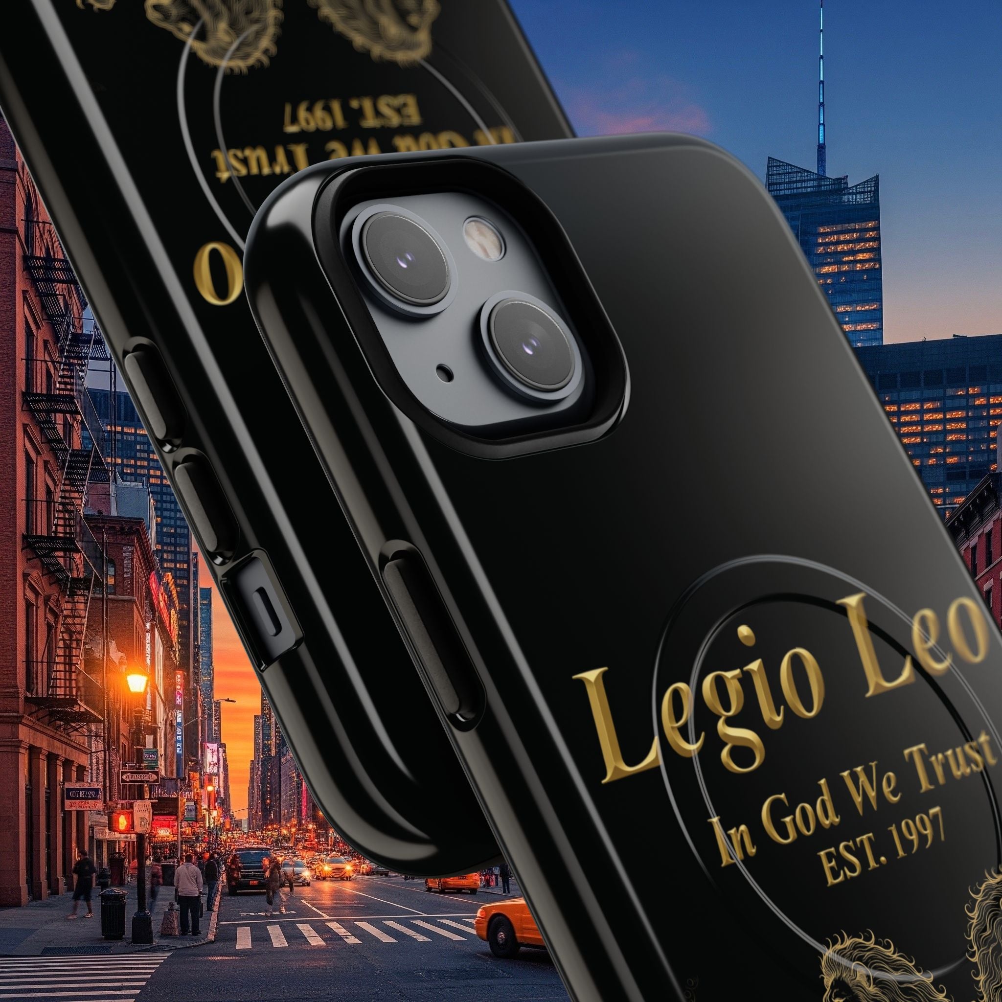 Tough Magnetic Phone Cases - Embrace Strength and Style, Legio Leo Design, Durable Protection