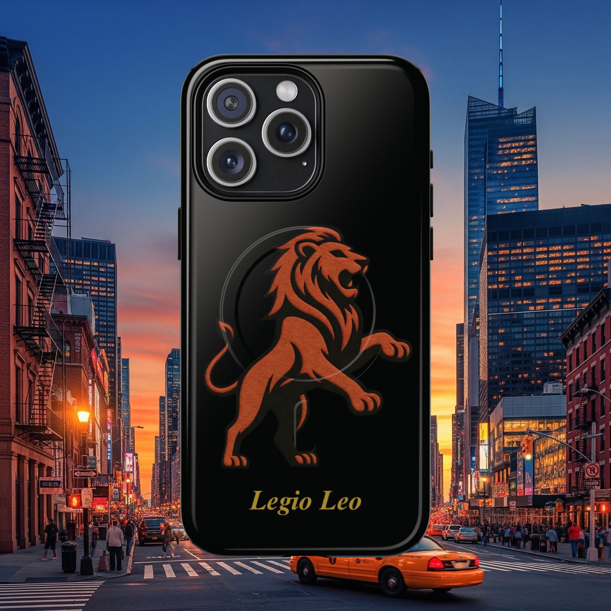 Tough Magnetic Phone Cases - Embrace Strength and Style, Legio Leo by DZ Royal Design, Durable Protection