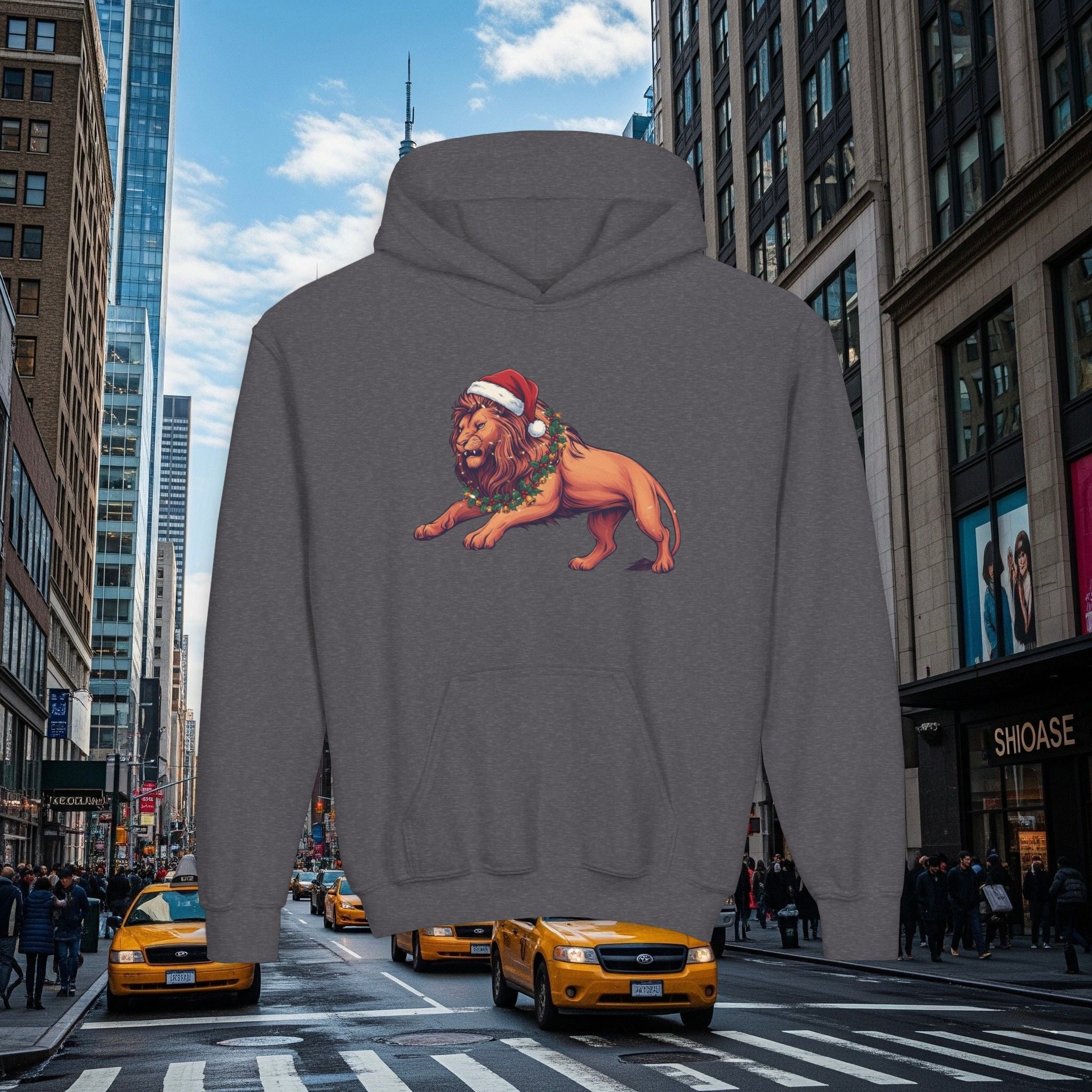 Christmas Legio Leo’s Youth Hoodie (Grown Lion)