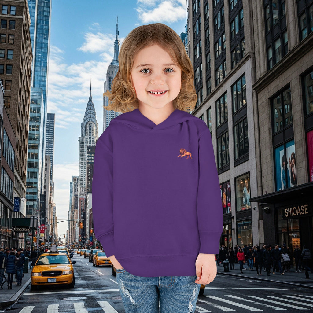Legio Leo’s Toddler Pullover Fleece Hoodie (Grown Lion)