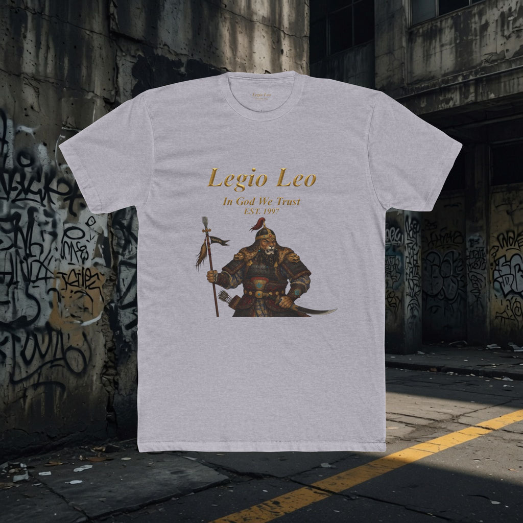Legio Leo Warrior T-Shirt – “In God We Trust” Mongol Inspired Fighter Tee