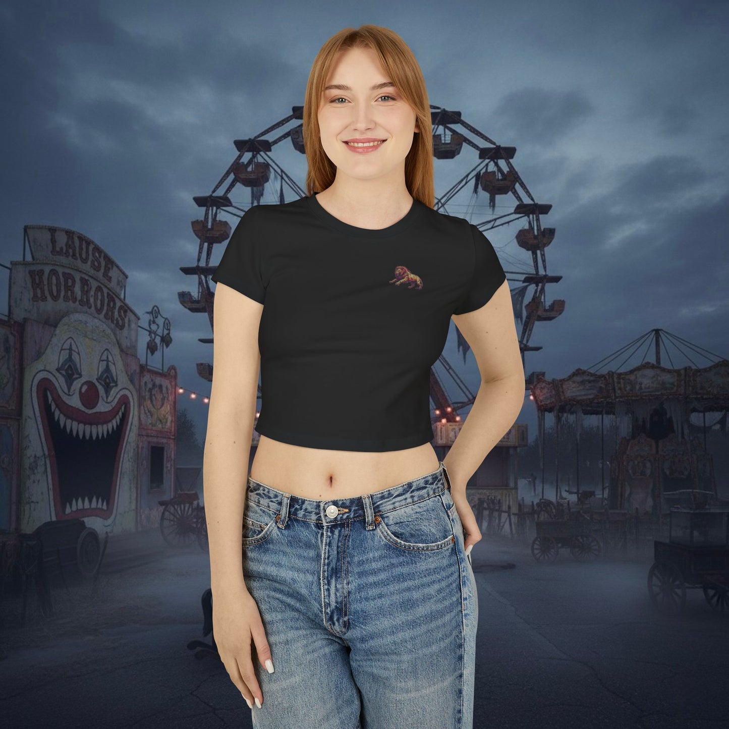 Undead Legio Leo by DZ Royal Women's Baby Tee (Halloween Edition)