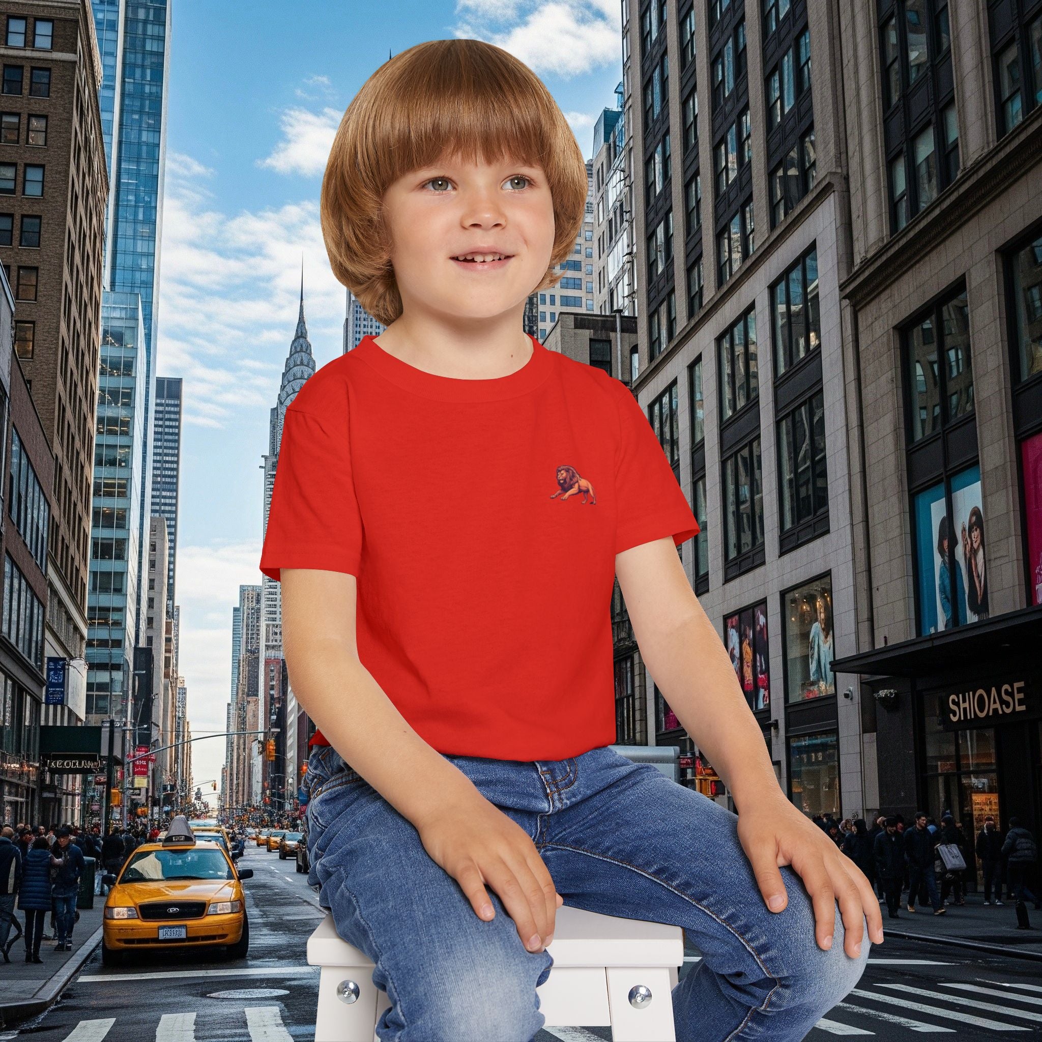 Toddler T‑Shirt — Legio Leo for Kids(Grown Lion)