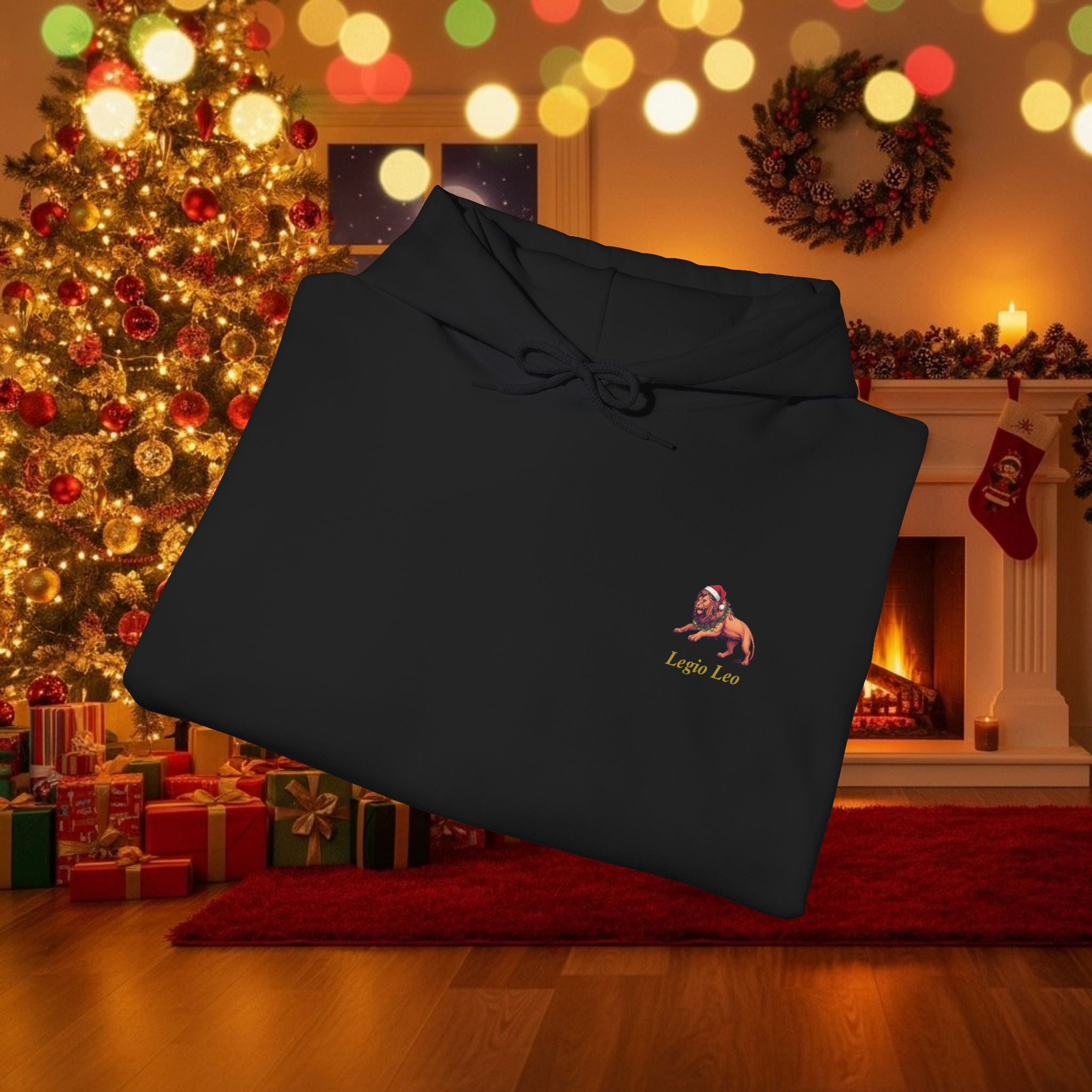 Christmas Legio Leo by DZ Royal Cozy Unisex Hooded Sweatshirt