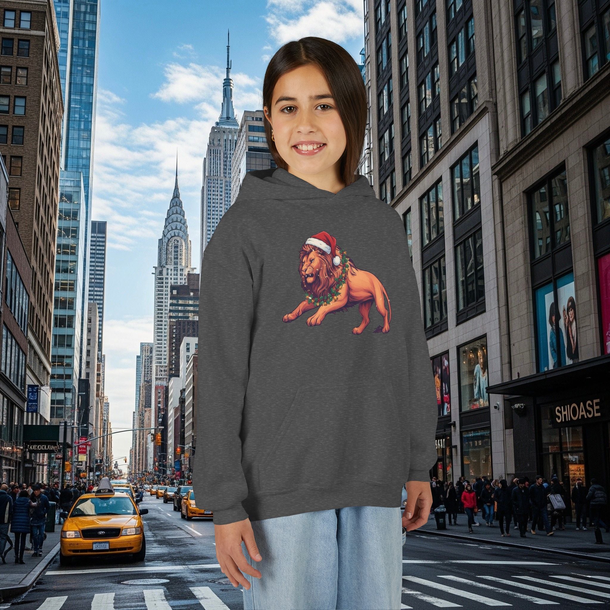 Christmas Legio Leo’s Youth Hoodie (Grown Lion)