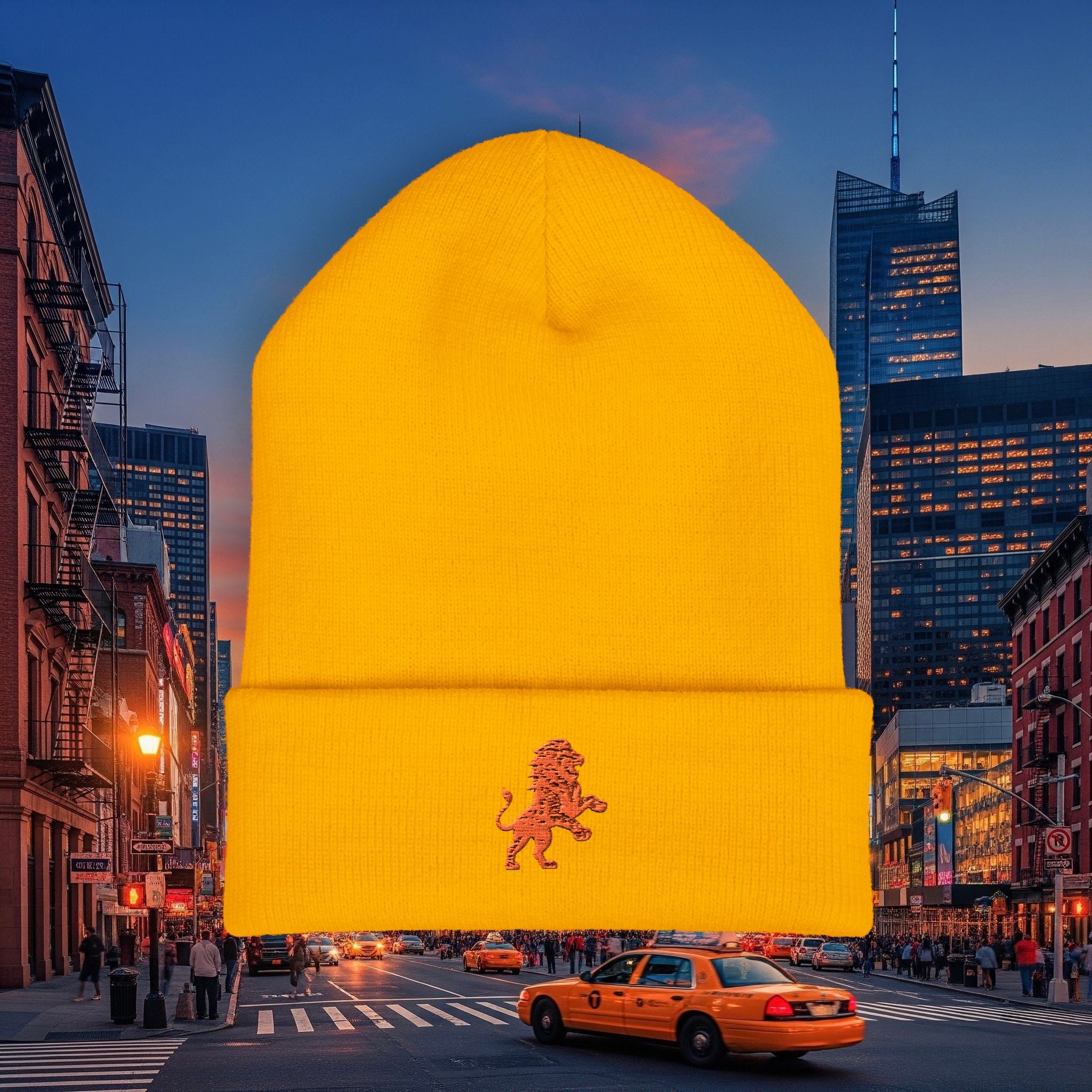 Classic Legio Leo by DZ Royal Cuffed Beanie | Mighty Lion