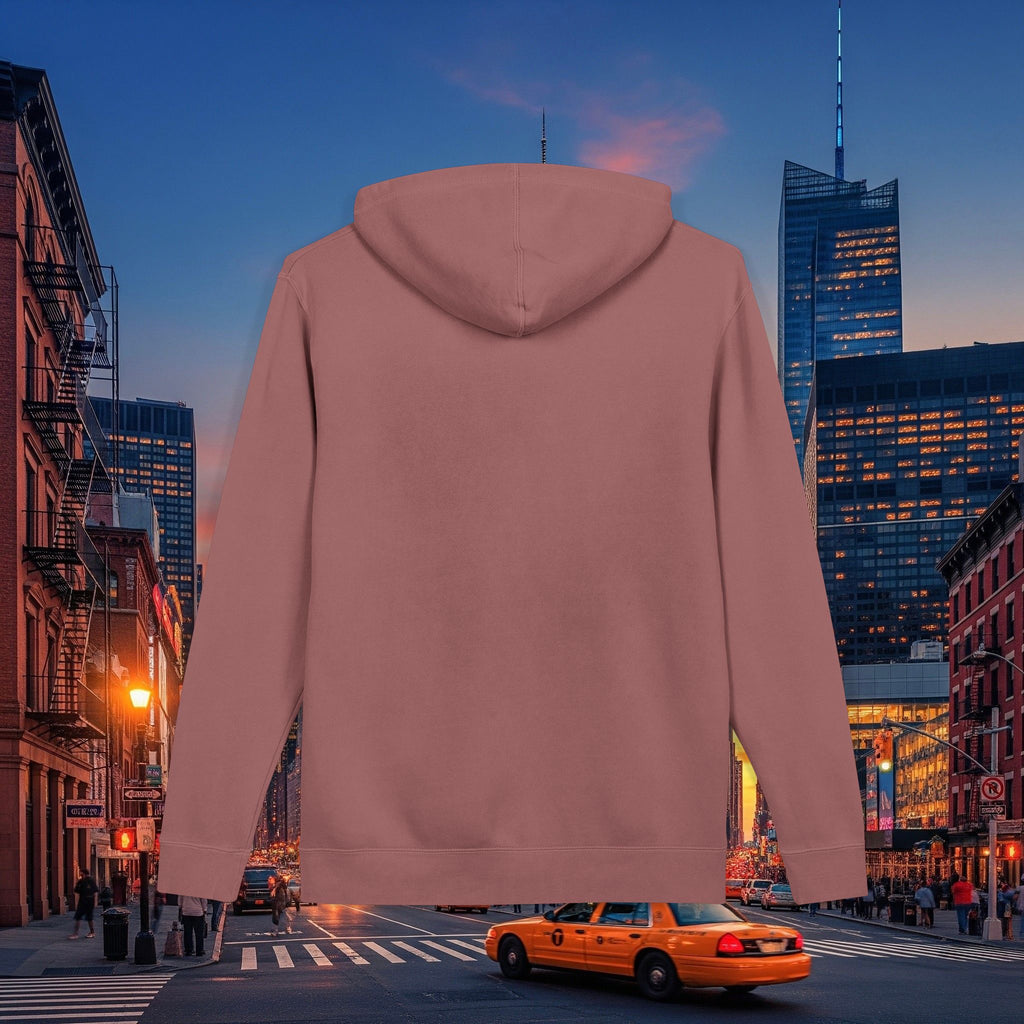 Minimal Olive Pigment-Dyed Hoodie — Subtle Script "Legio Leo" Design