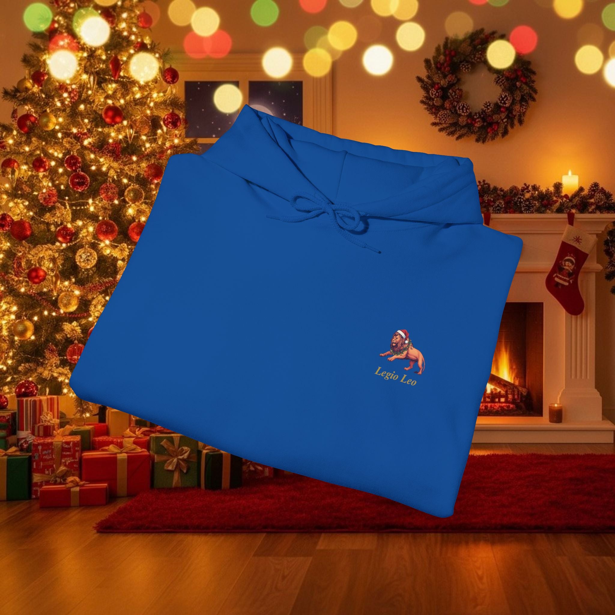 Christmas Legio Leo by DZ Royal Cozy Unisex Hooded Sweatshirt