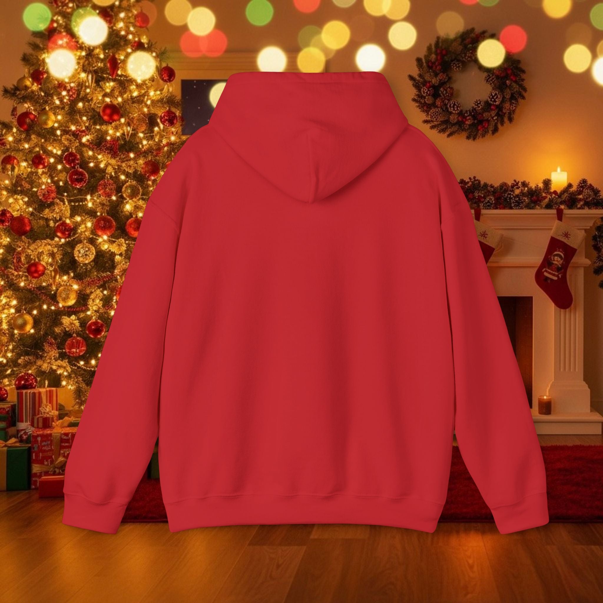 Christmas Holiday DZ Royal Cozy Unisex Hooded Sweatshirt