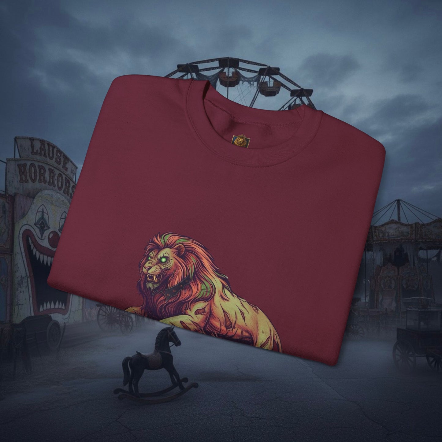 Undead Legio Leo by DZ Royal Crewneck Sweatshirt (Halloween Edition)