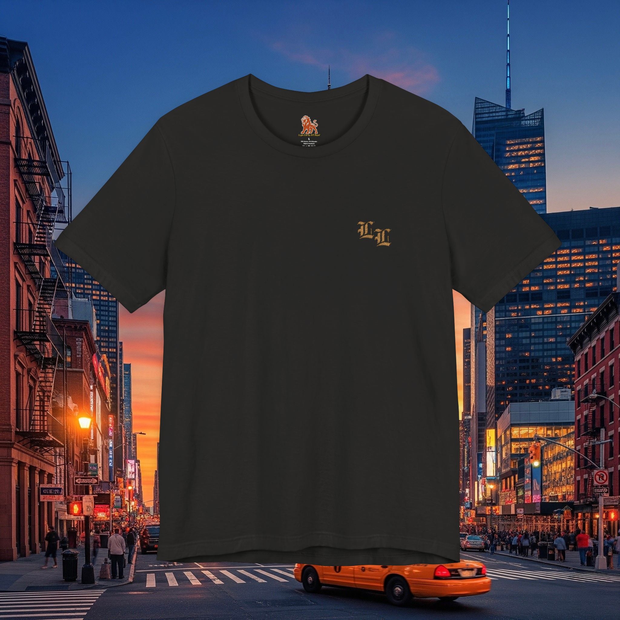 Legio Leo by DZ Royal Embroidery Tee | Old English Font Design