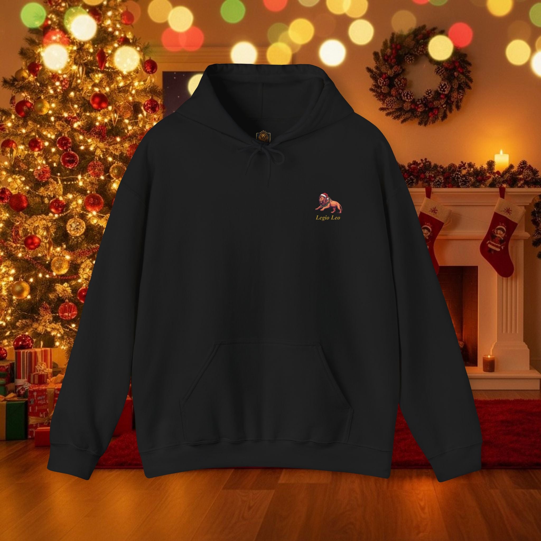 Christmas Legio Leo by DZ Royal Cozy Unisex Hooded Sweatshirt