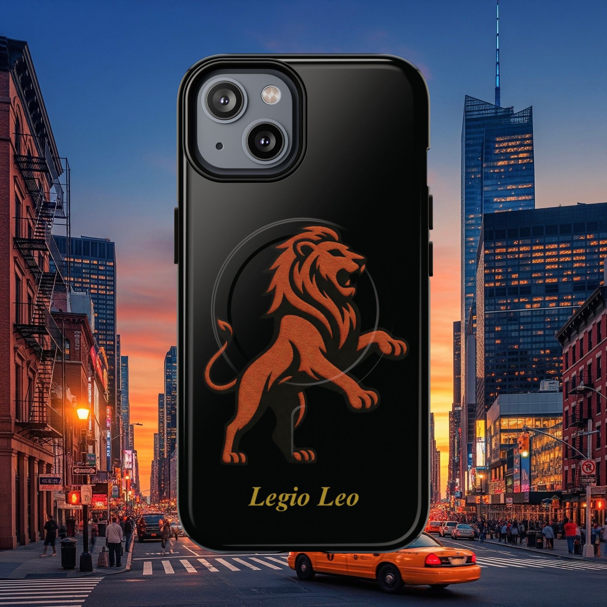 Tough Magnetic Phone Cases - Embrace Strength and Style, Legio Leo by DZ Royal Design, Durable Protection