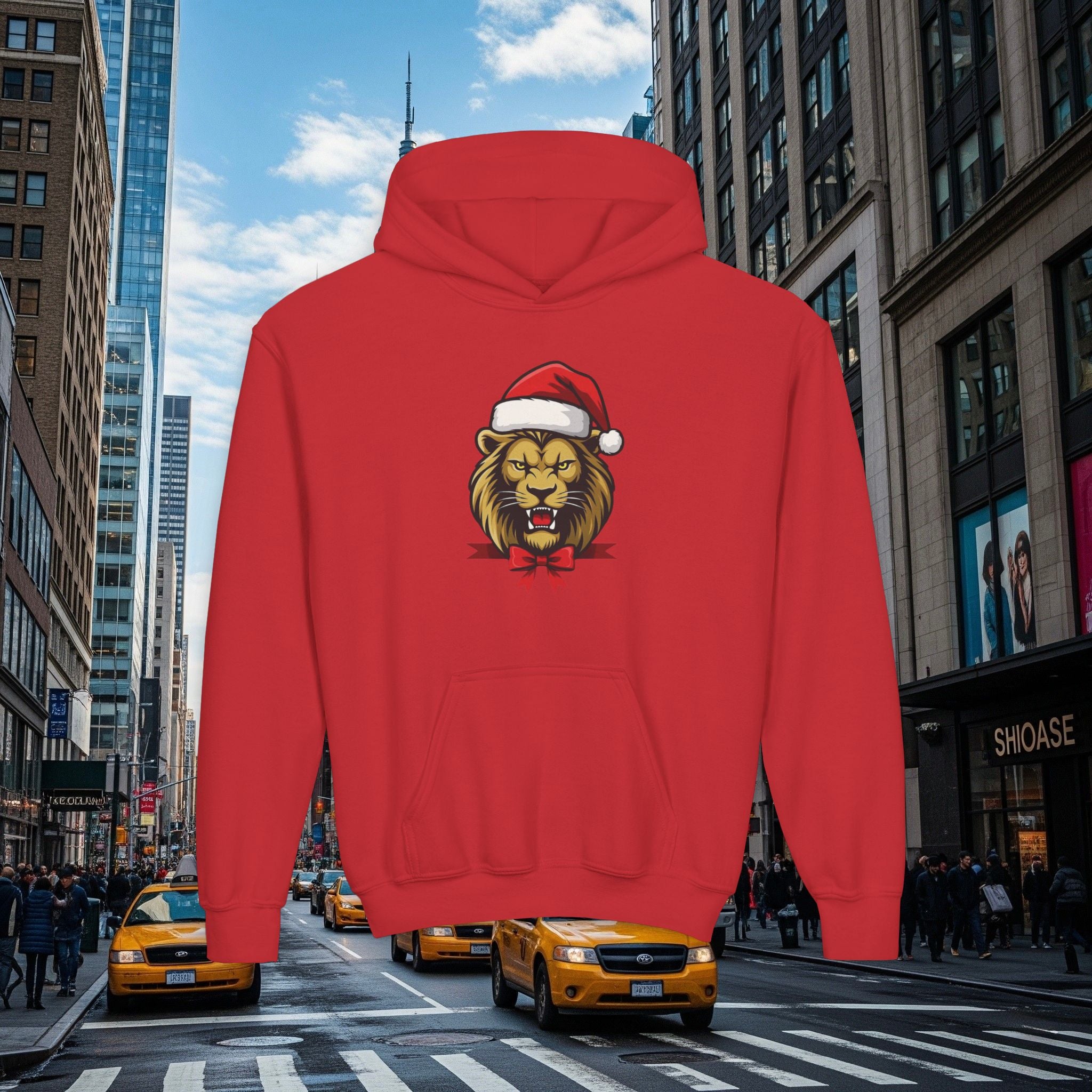 Christmas Legio Leo’s Youth Hoodie (Grown Lion)