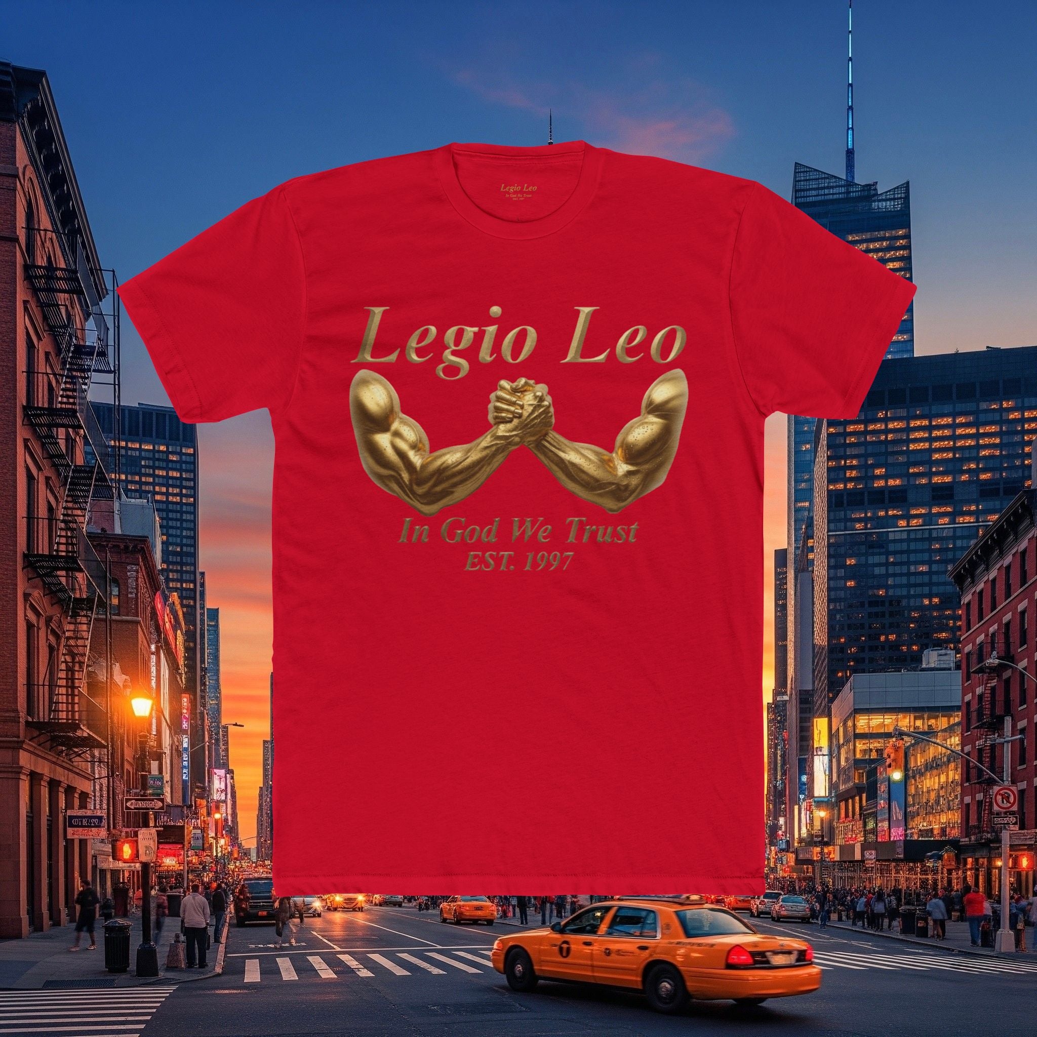 T‑Shirt — 'Legio Leo and In God We Trust Show of Strength Tee
