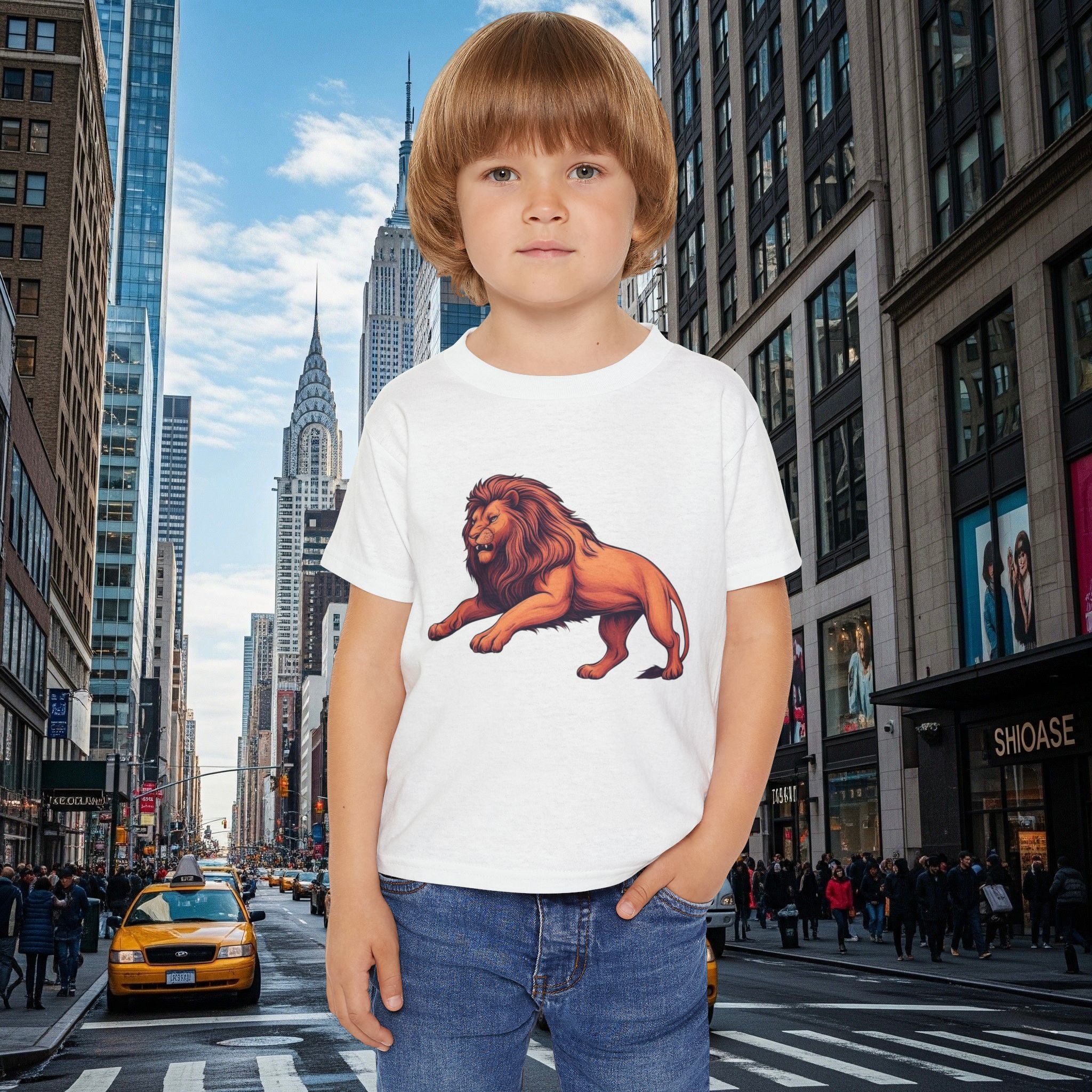 Toddler T‑Shirt — Legio Leo for Kids(Grown Lion)