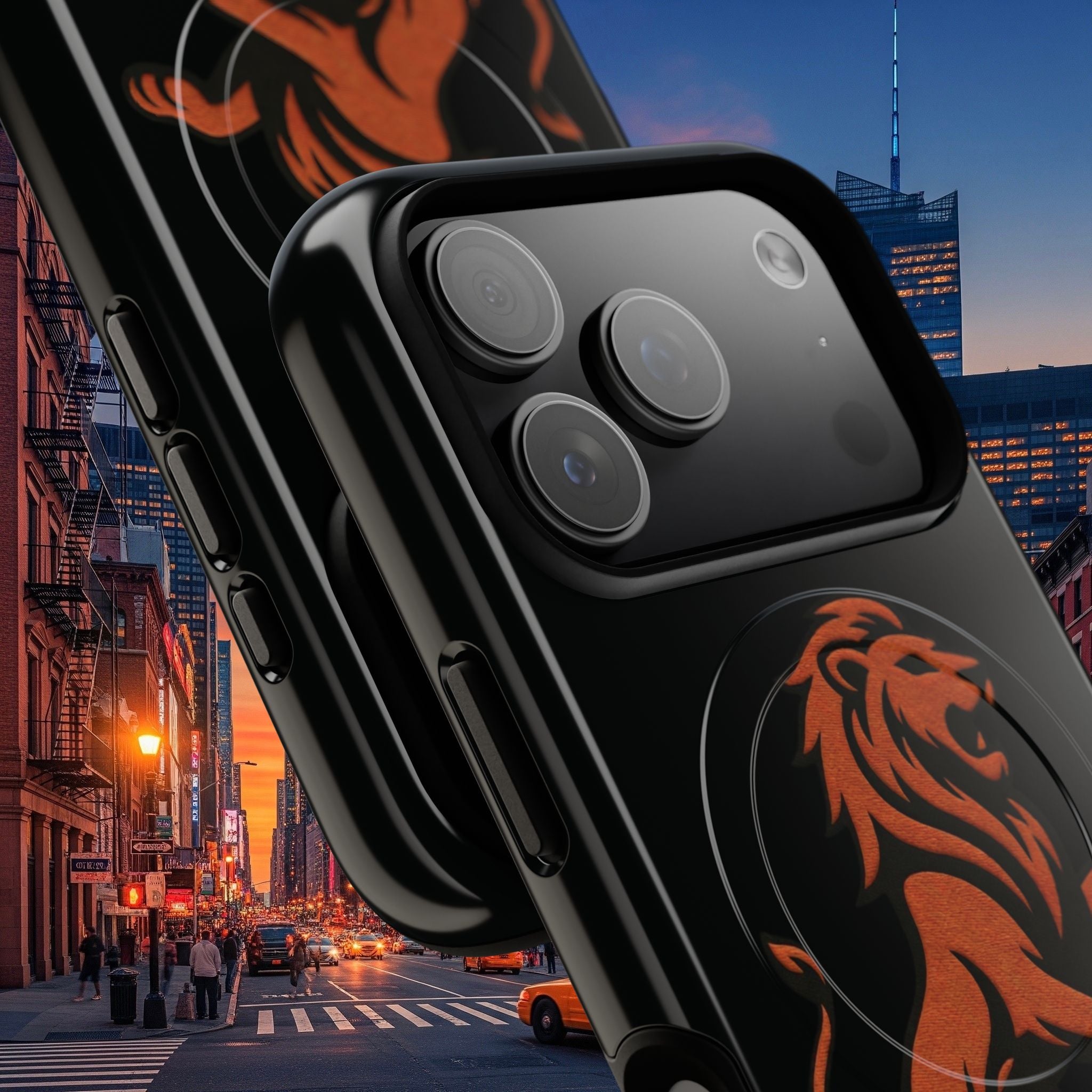 Tough Magnetic Phone Cases - Embrace Strength and Style, Legio Leo by DZ Royal Design, Durable Protection