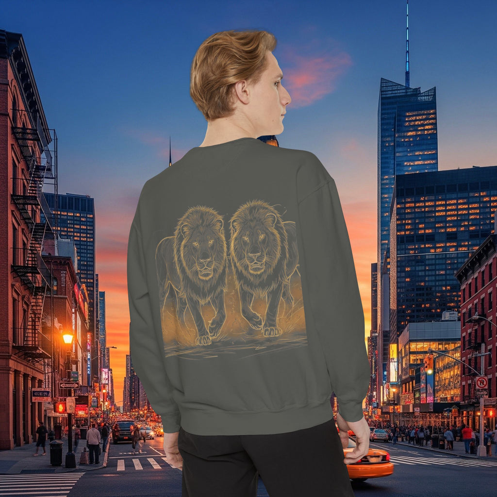Legio Leo Sweatshirt – Minimal Gold Script Brothers 4 Life  Crewneck