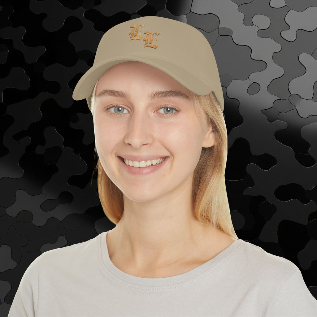 Low Profile Baseball Cap Old English 'LL' Embroidery