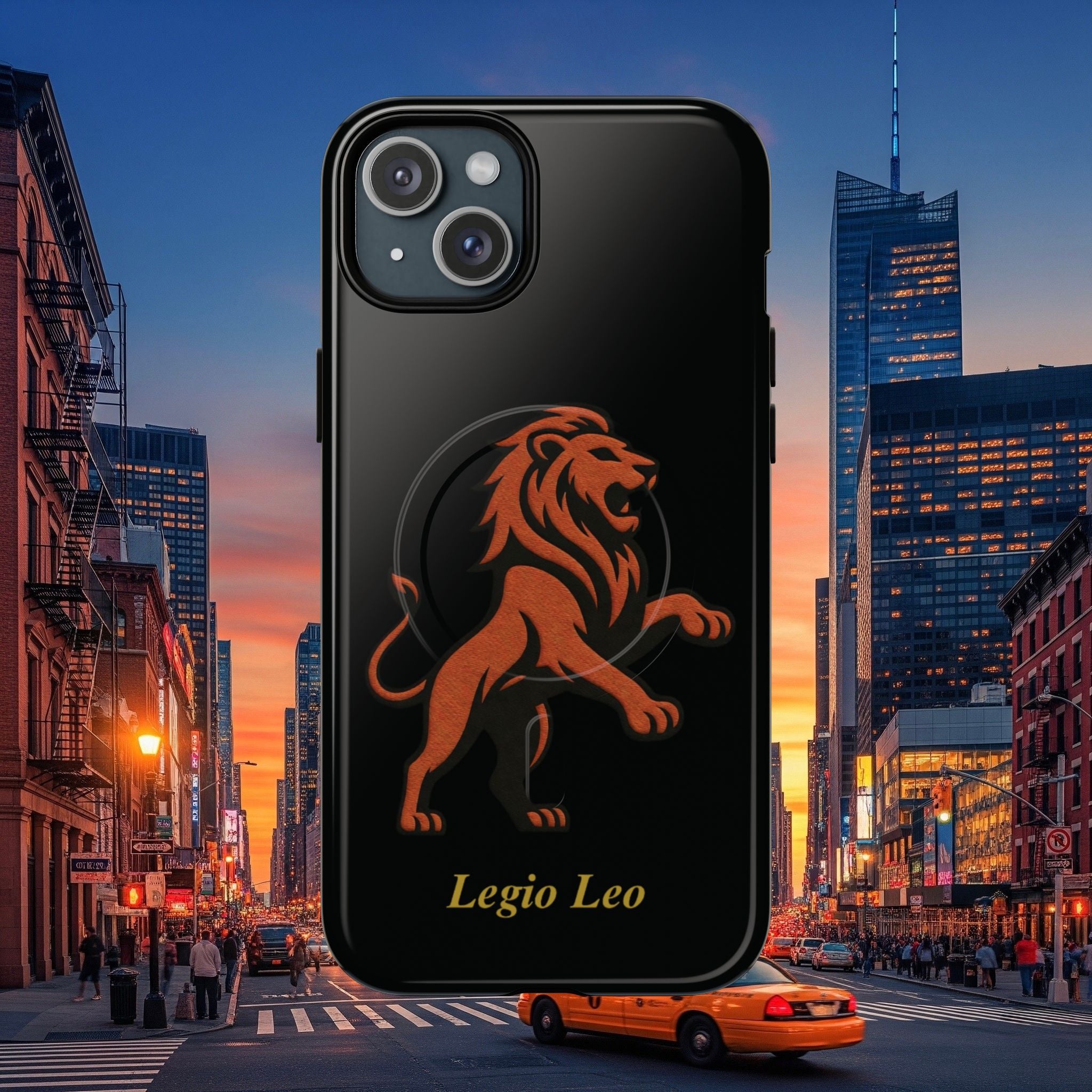 Tough Magnetic Phone Cases - Embrace Strength and Style, Legio Leo by DZ Royal Design, Durable Protection