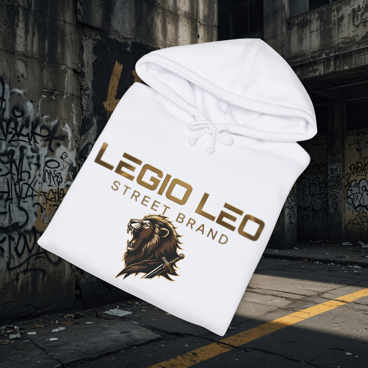 Legio Leo | Urban Street Wear | Unisex Heavyweight Hooded Sweatshirt