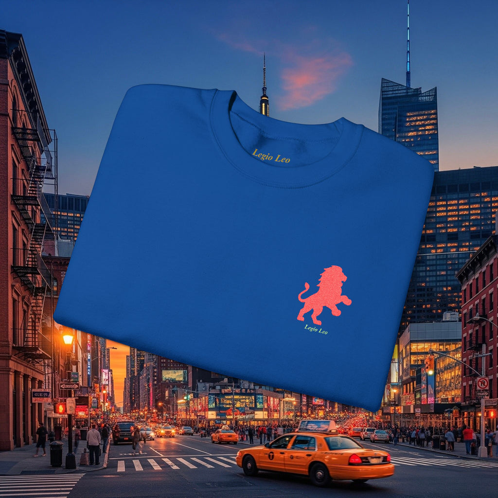 Legio Leo by DZ Royal Crewneck Sweatshirt | Mighty Lion Embroidered