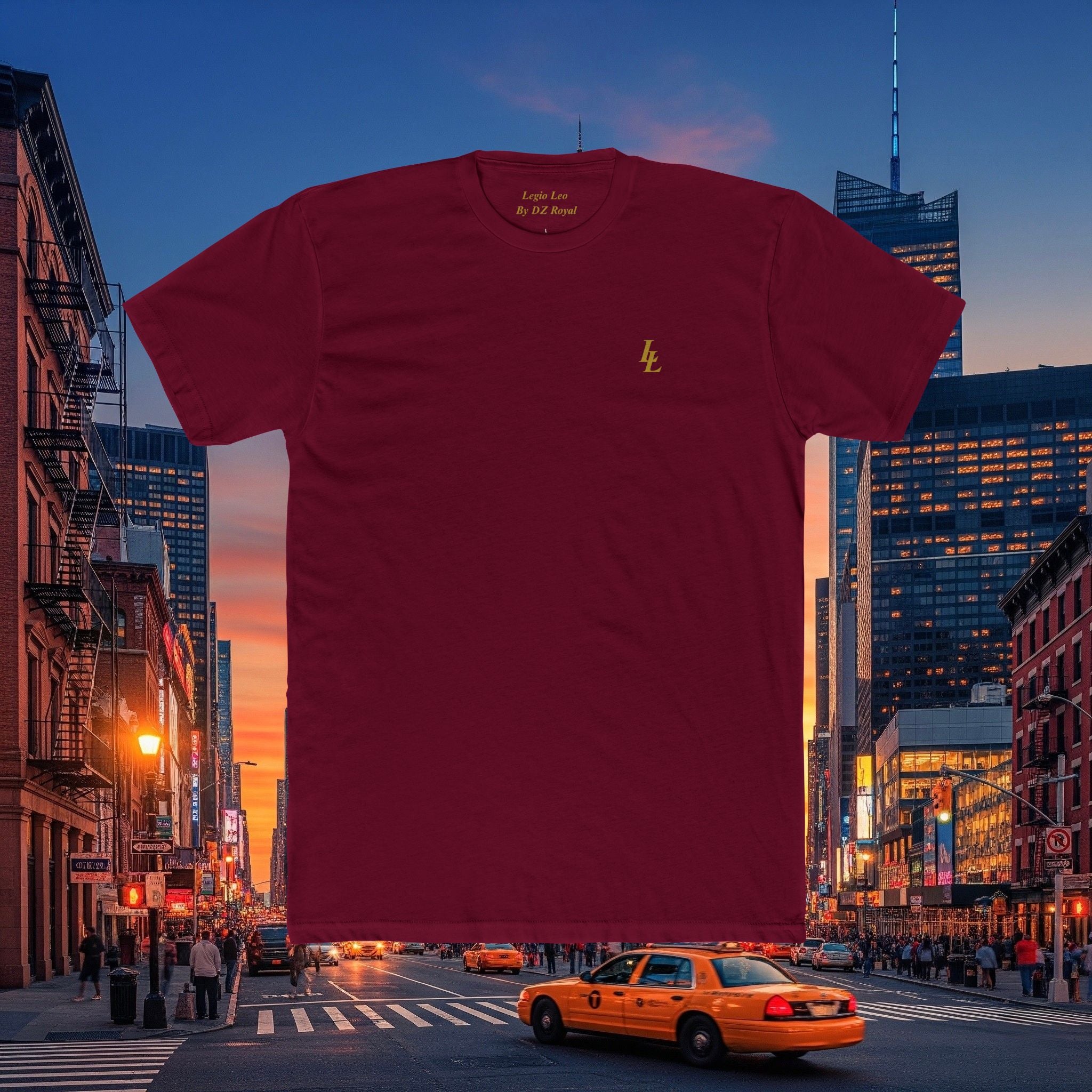 Legio Leo by DZ Royal Cotton Crew Tee | Overlapping L’s