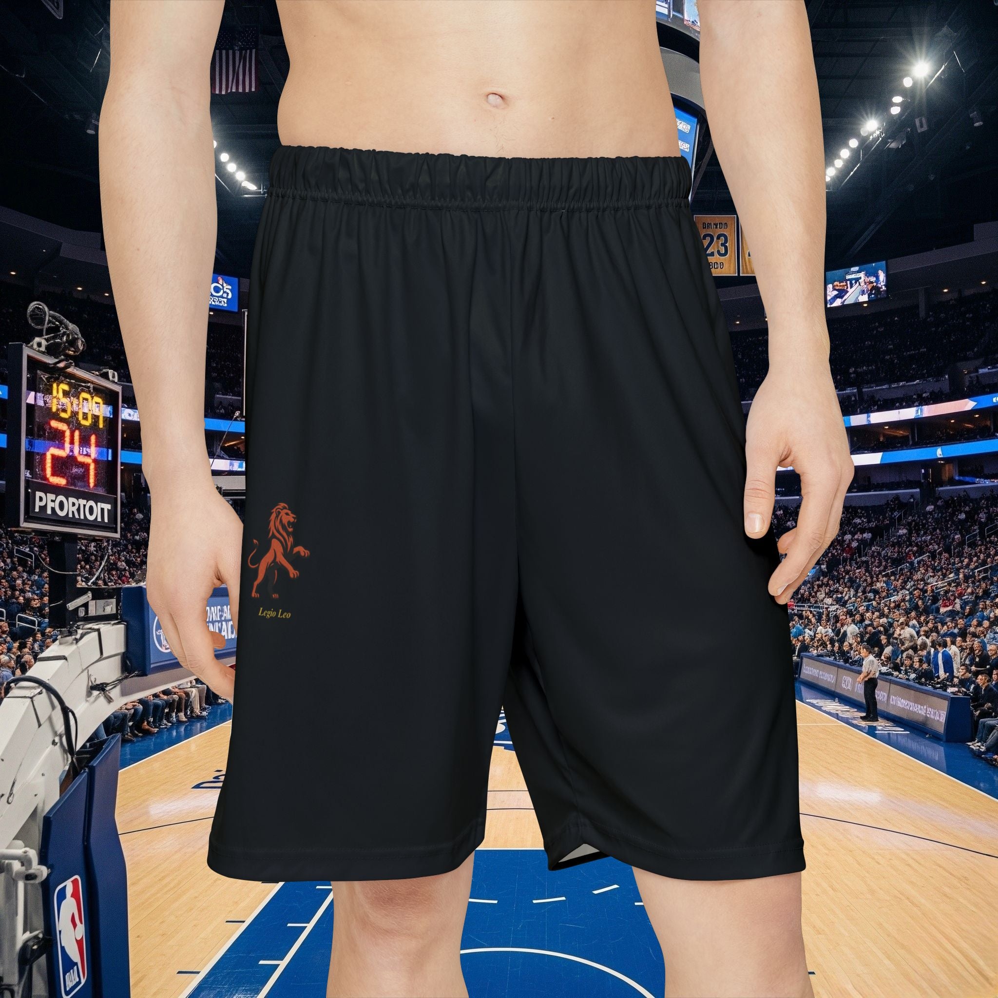 Athletic Shorts — Small Legio Leo Graphic Men's Sports Shorts