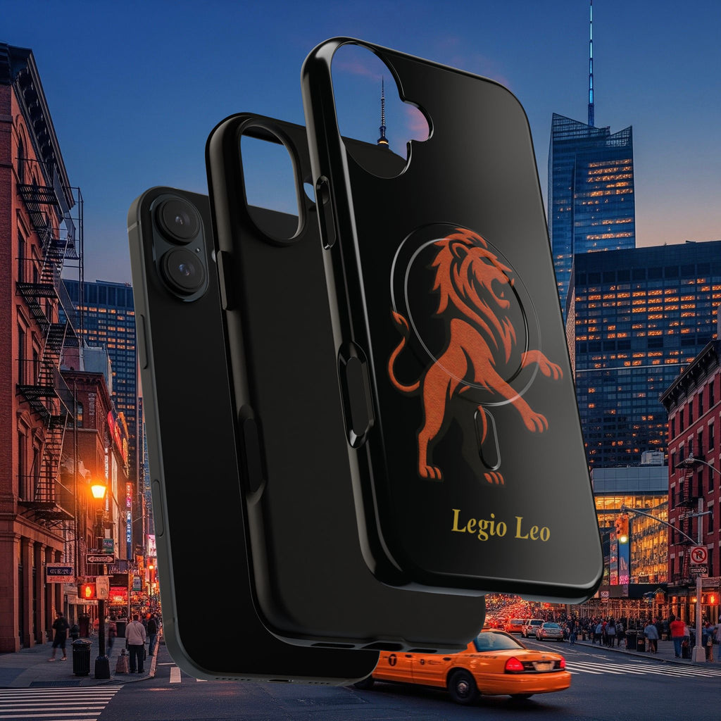 Tough Magnetic Phone Cases - Embrace Strength and Style, Legio Leo by DZ Royal Design, Durable Protection